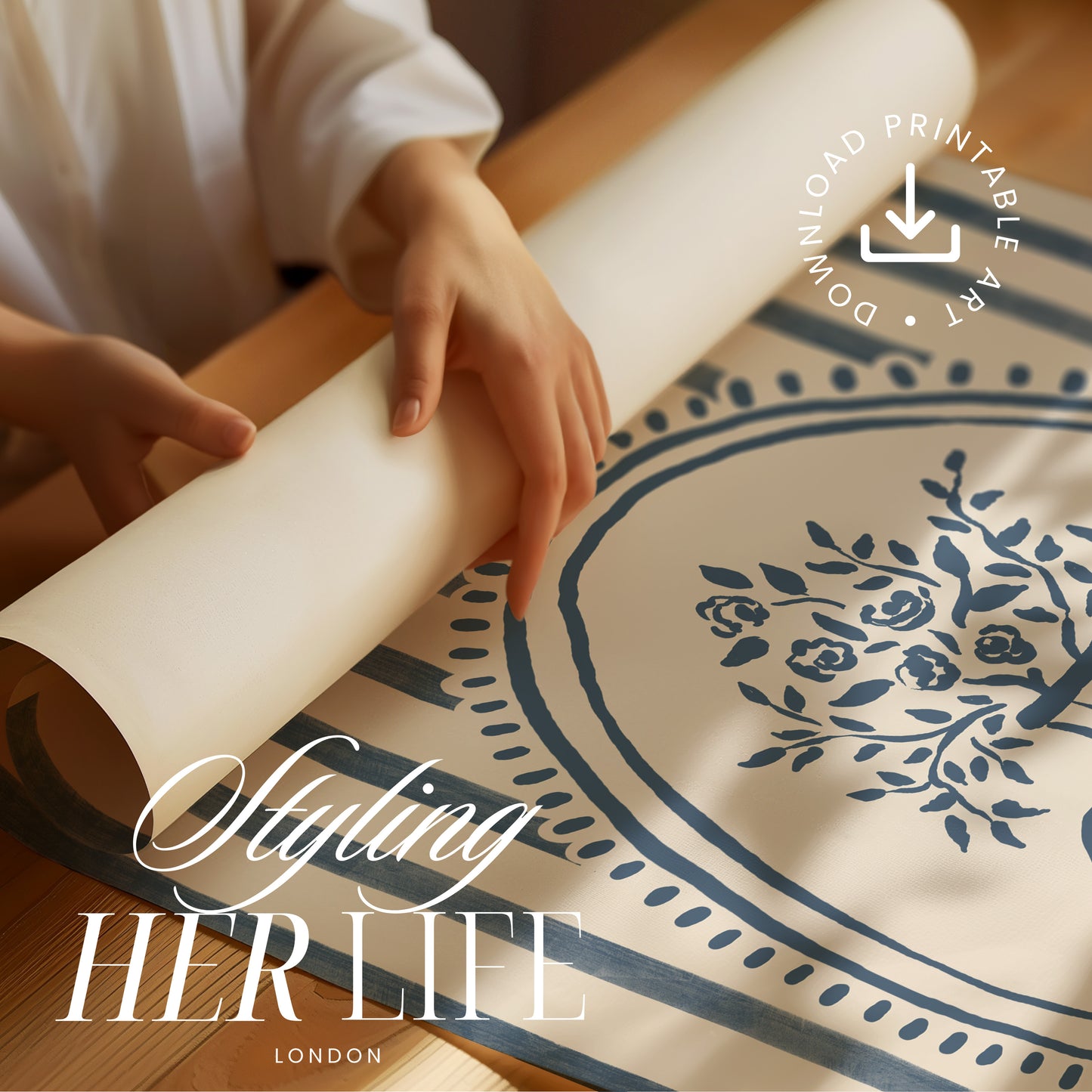 Trendy Flower Art Prints | PRINTABLE ART | Digital Download