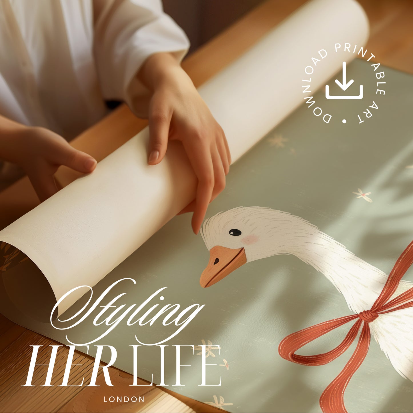 Goose Nursery Digital Prints