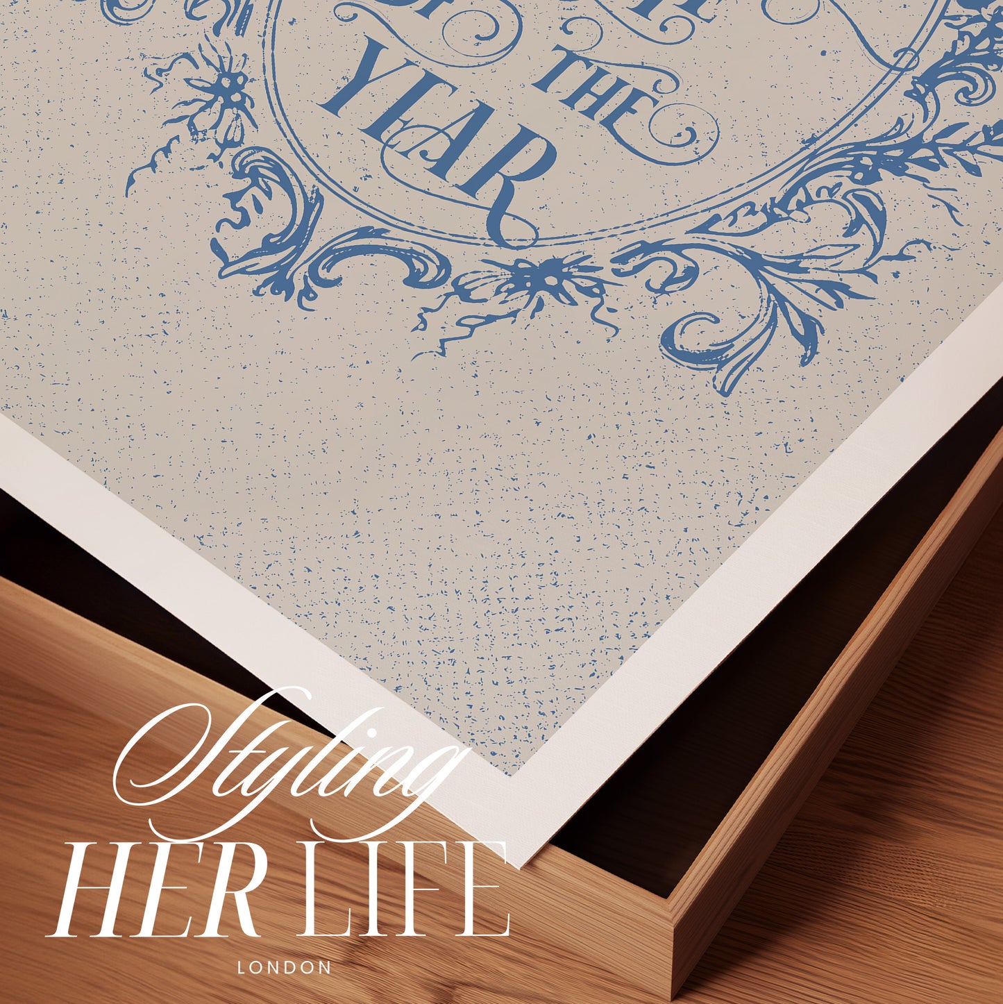 Vintage Christmas Art Print | PRINTABLE ART | Digital Download