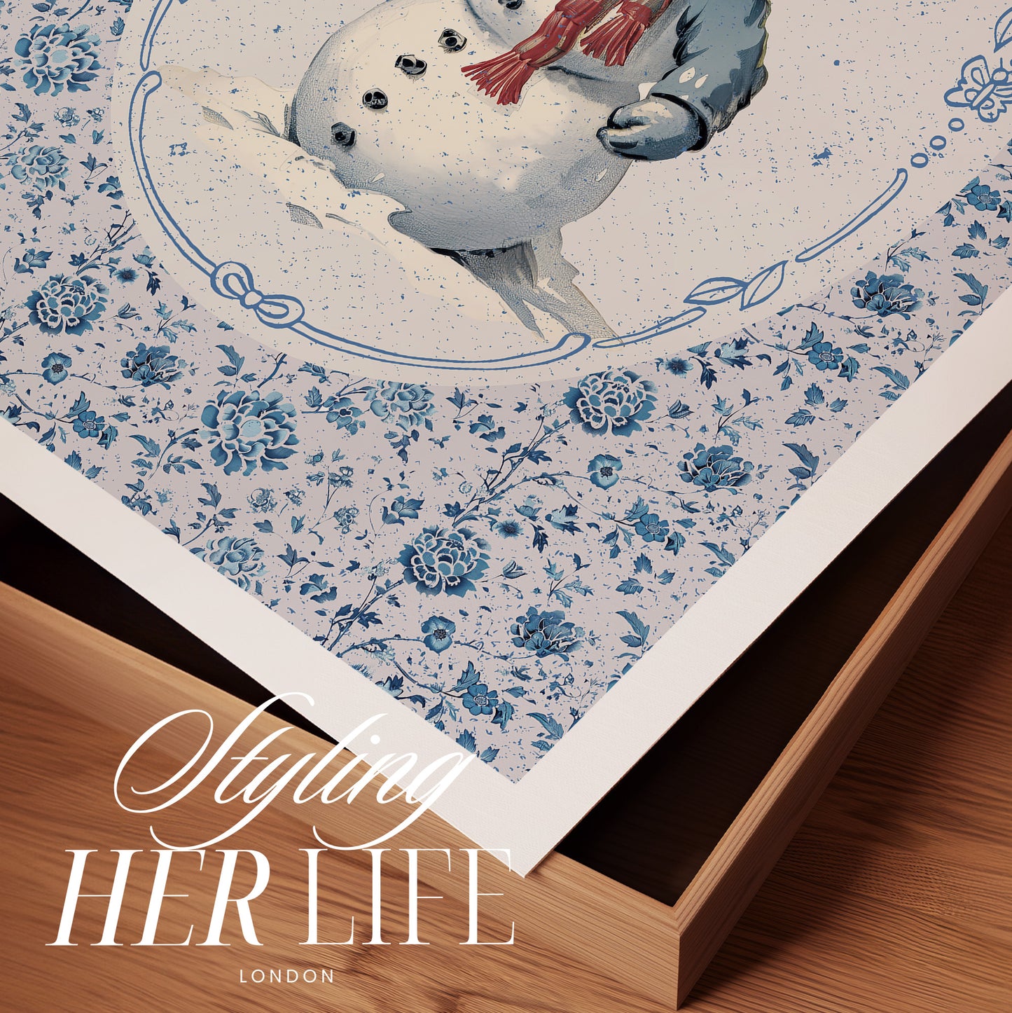 Vintage Christmas Digital Print
