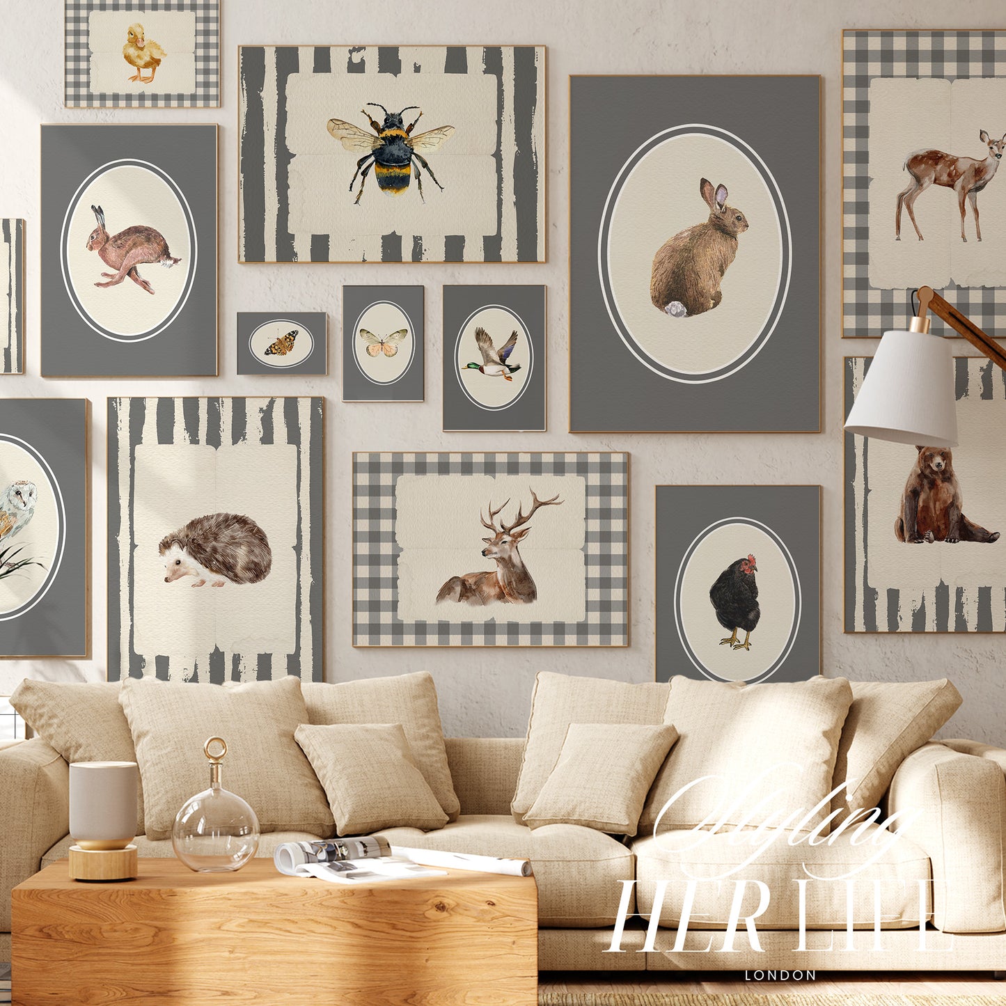 50 Vintage Animals Digital Prints | MB022
