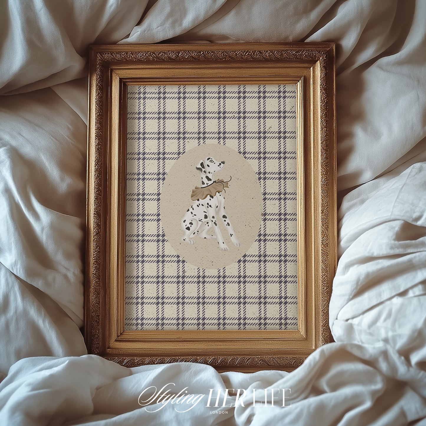 Dog Sketch Digital Art Print | IN062