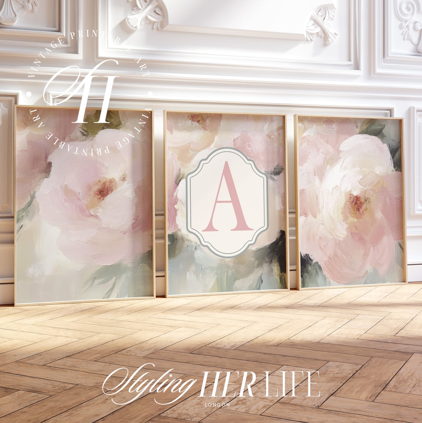 Letter Nursery Art Prints | PRINTABLE ART | Digital Download