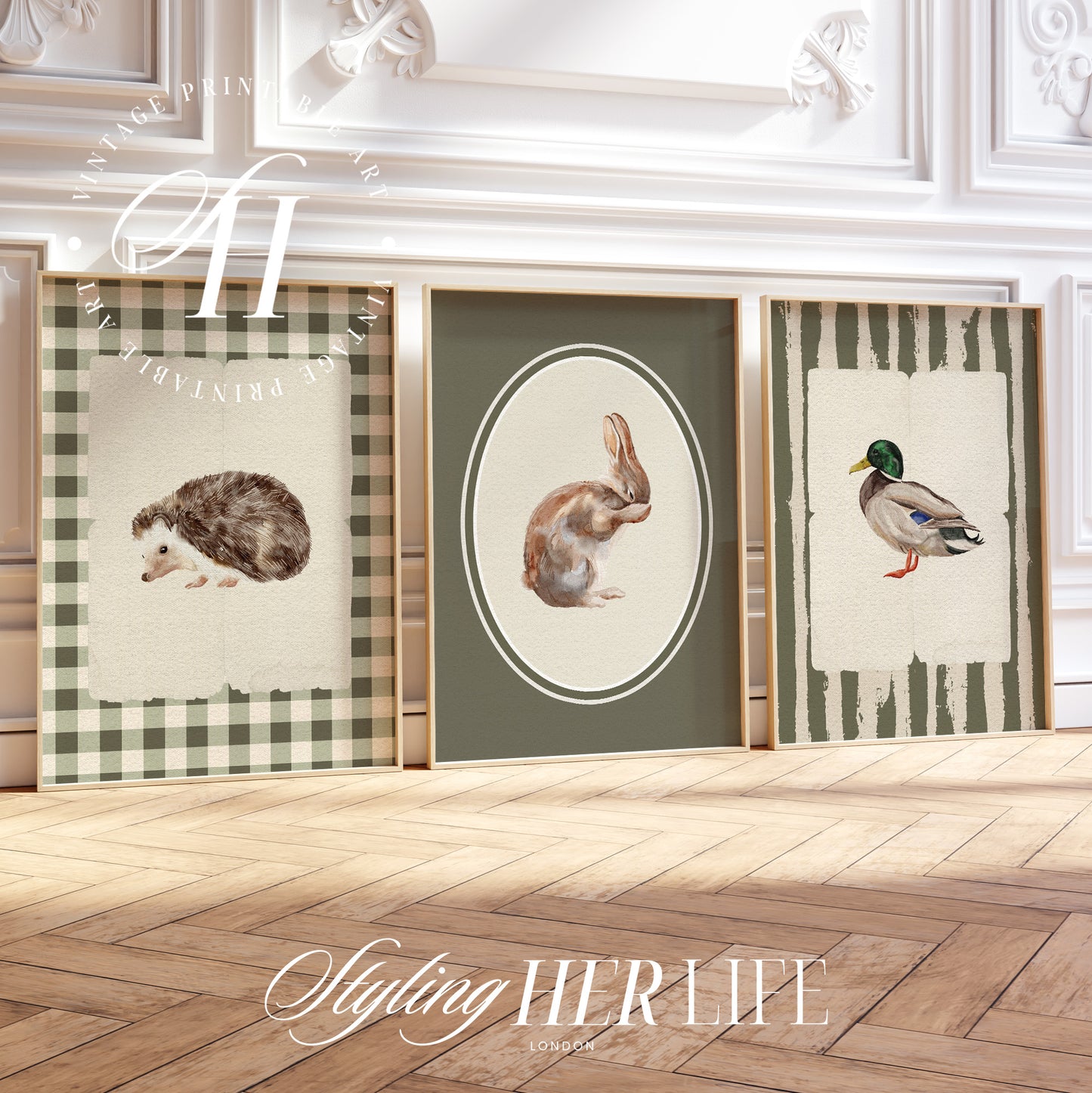 Vintage Nursery Art Prints | PRINTABLE ART | Digital Download