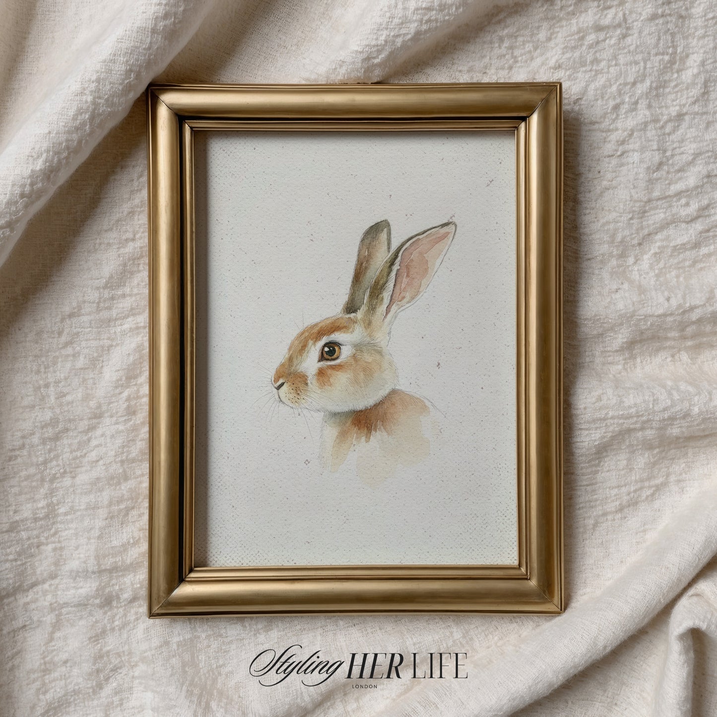 Rabbit Sketch Digital Art Print | IN061
