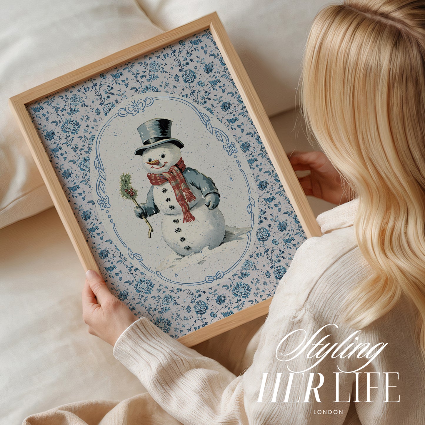 Vintage Christmas Digital Print