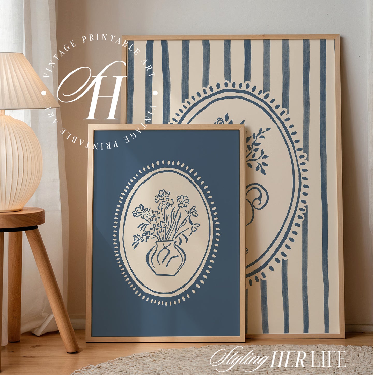 Trendy Flower Art Prints | PRINTABLE ART | Digital Download