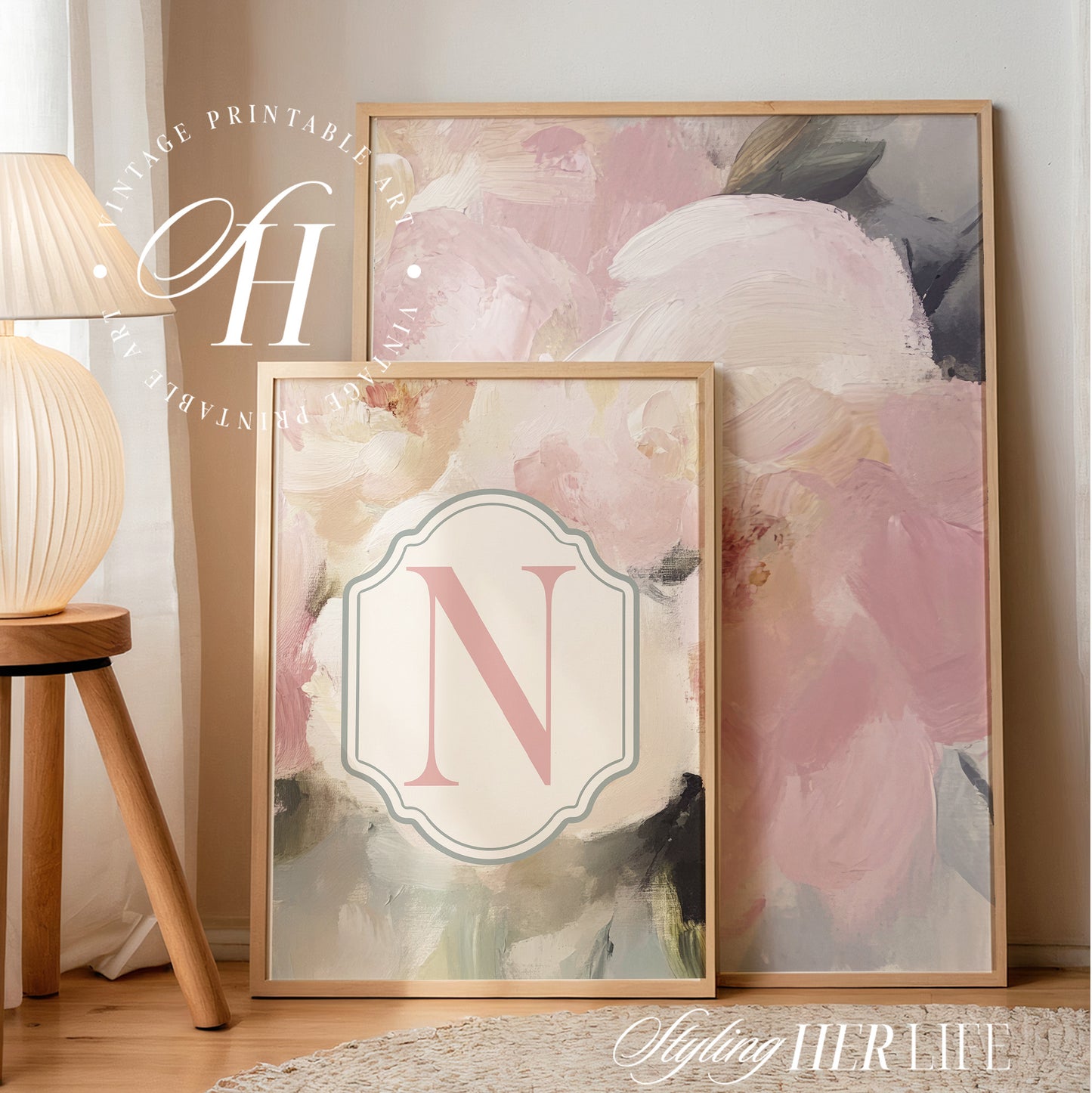Letter Nursery Art Prints | PRINTABLE ART | Digital Download
