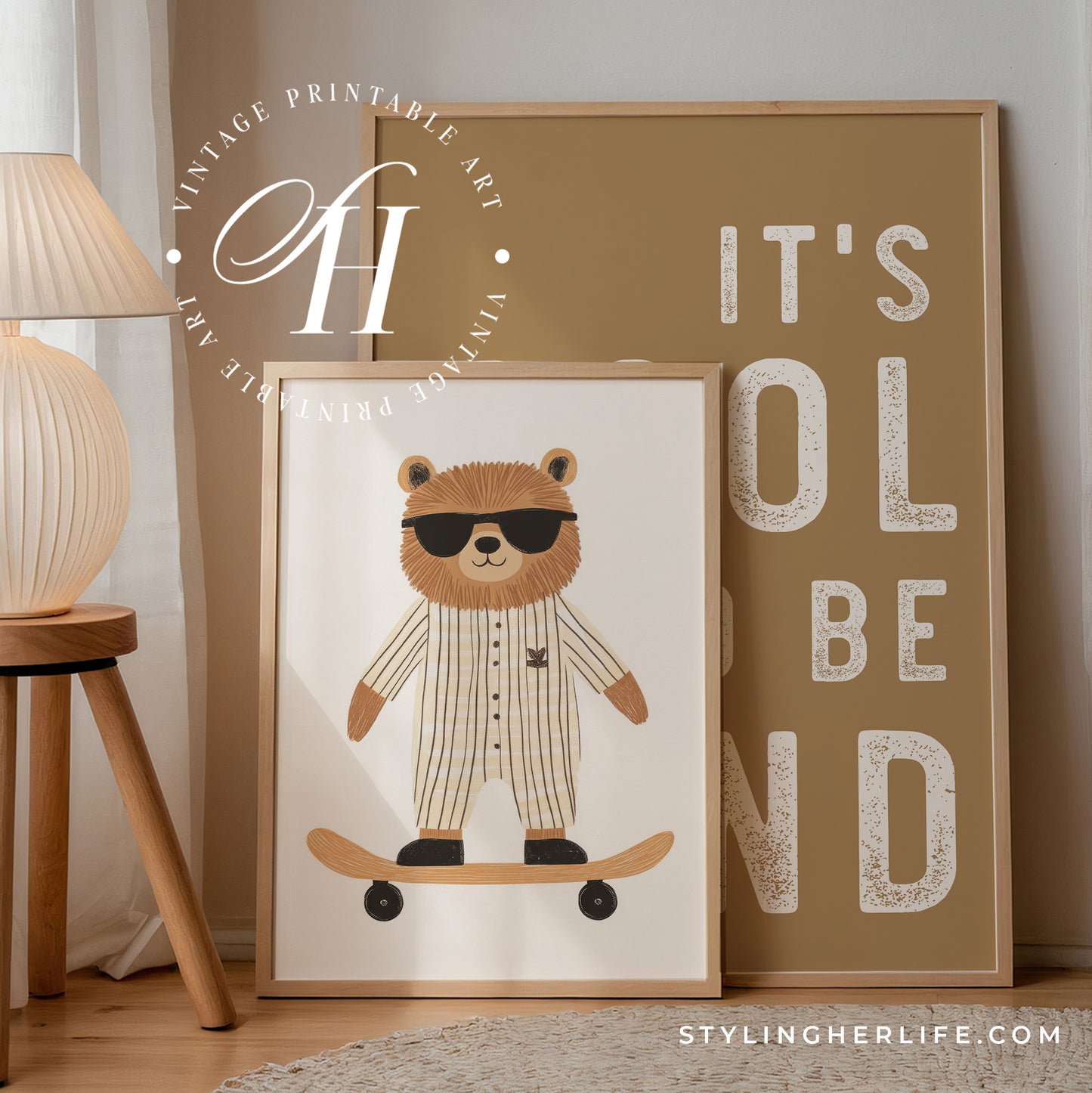 Bear Nursery Digital Prints | S2001