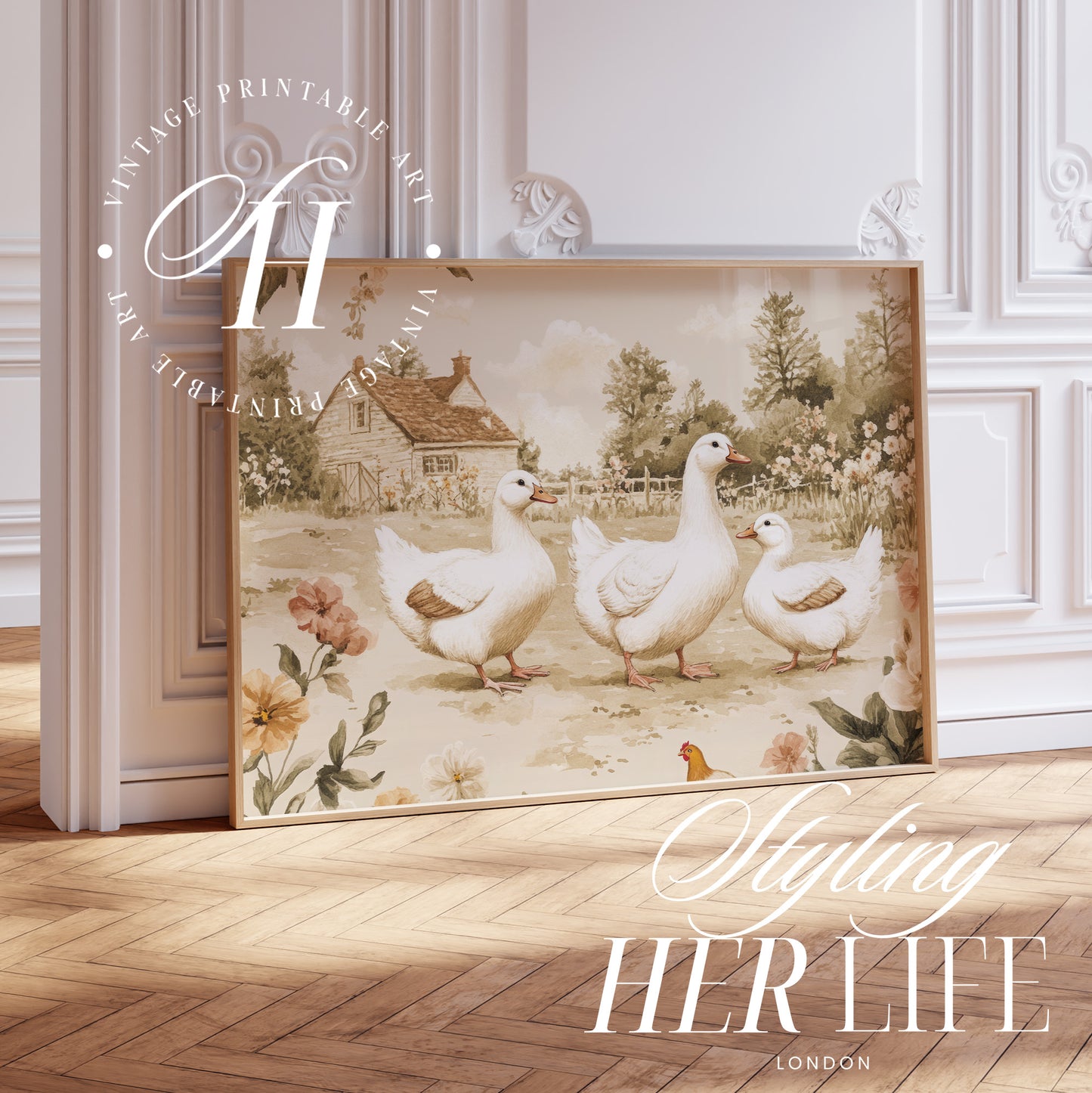 Vintage Nursery Art Prints | PRINTABLE ART | Digital Download