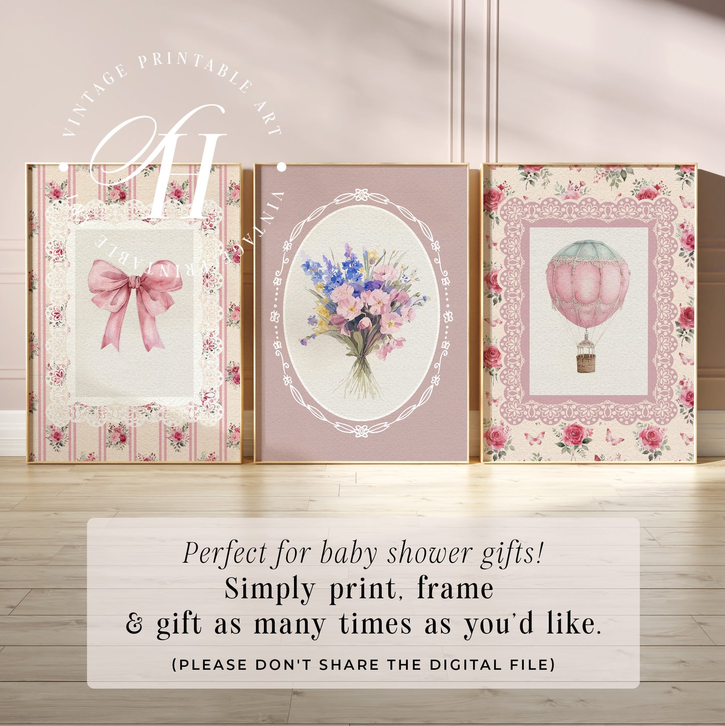 Vintage Nursery Art Prints | PRINTABLE ART | Digital Download