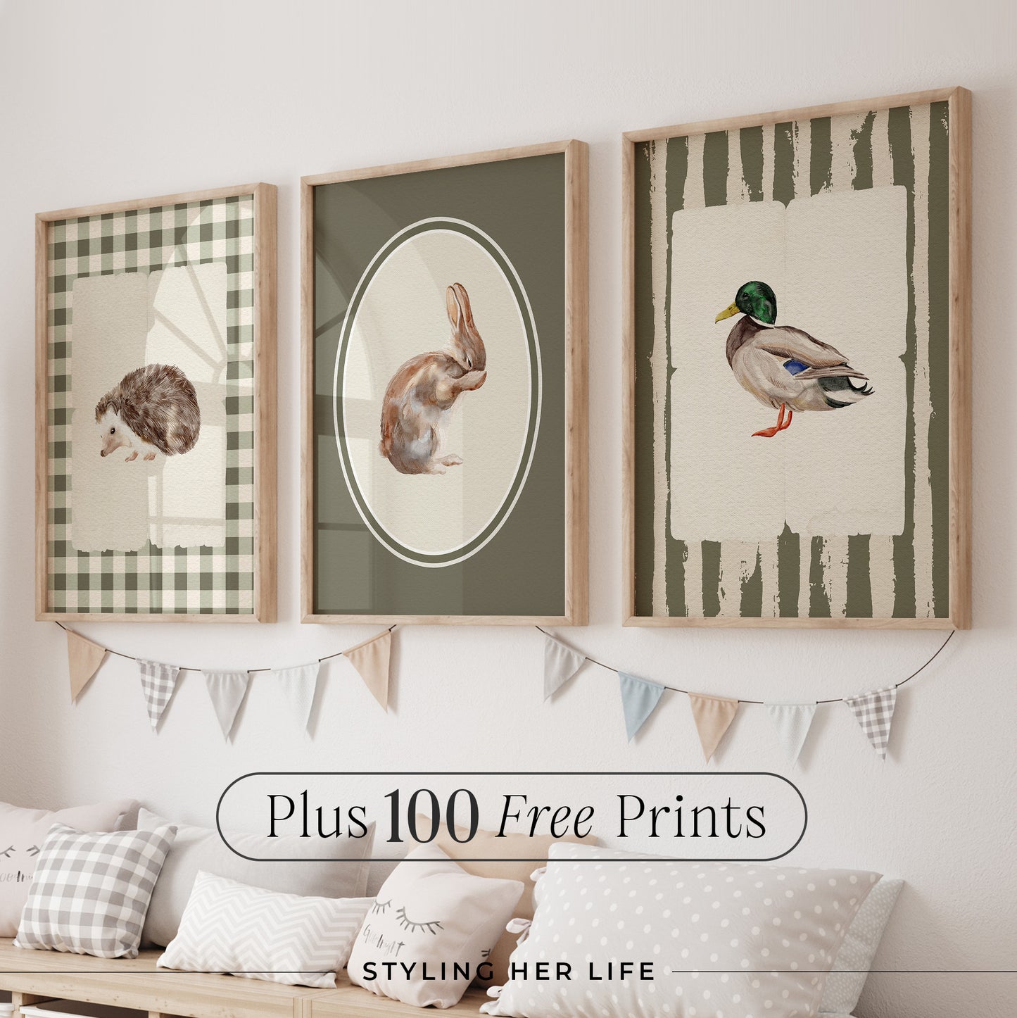Vintage Nursery Art Prints | PRINTABLE ART | Digital Download