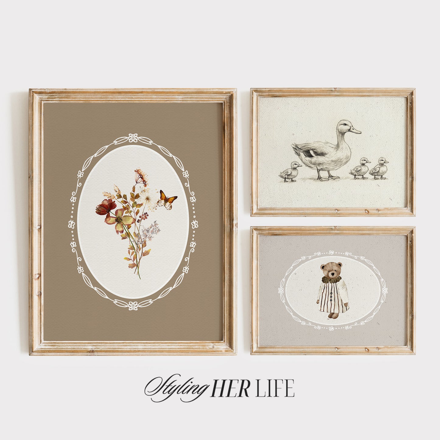 Vintage Nursery Art Prints | PRINTABLE ART | GW036