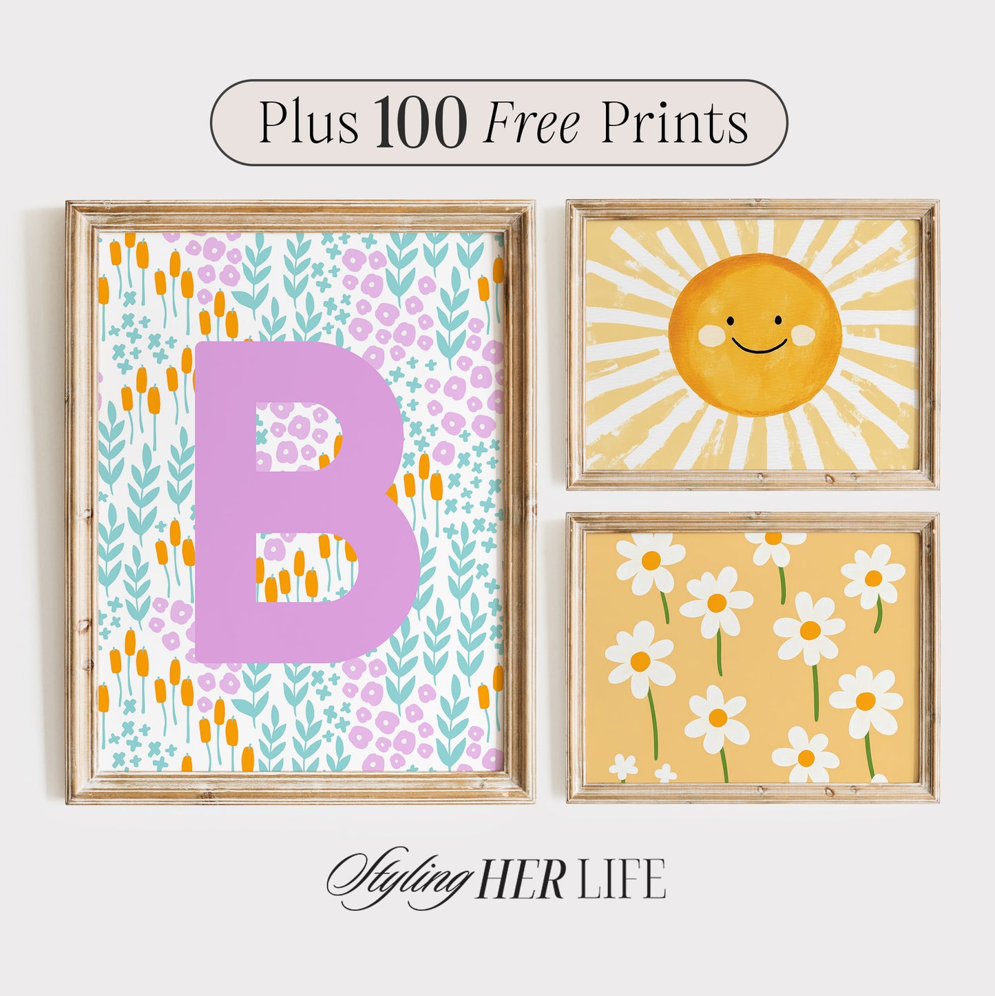Kids Playroom Nursery Digital Prints | GW005