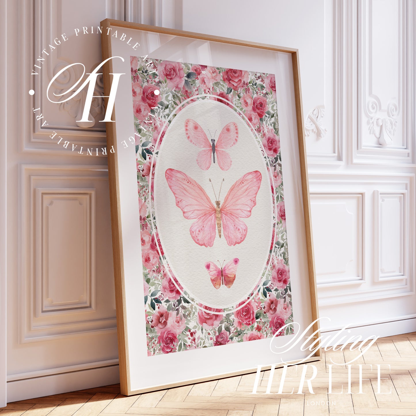 Vintage Bow Art Print | PRINTABLE ART | Digital Download