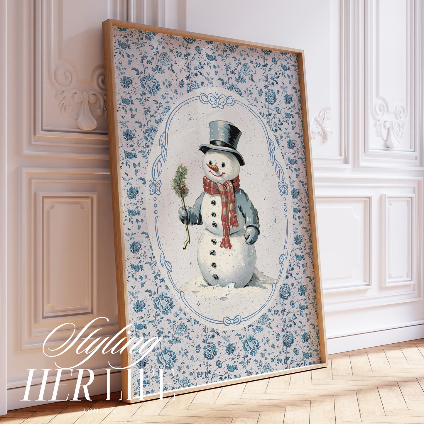 Vintage Christmas Digital Print
