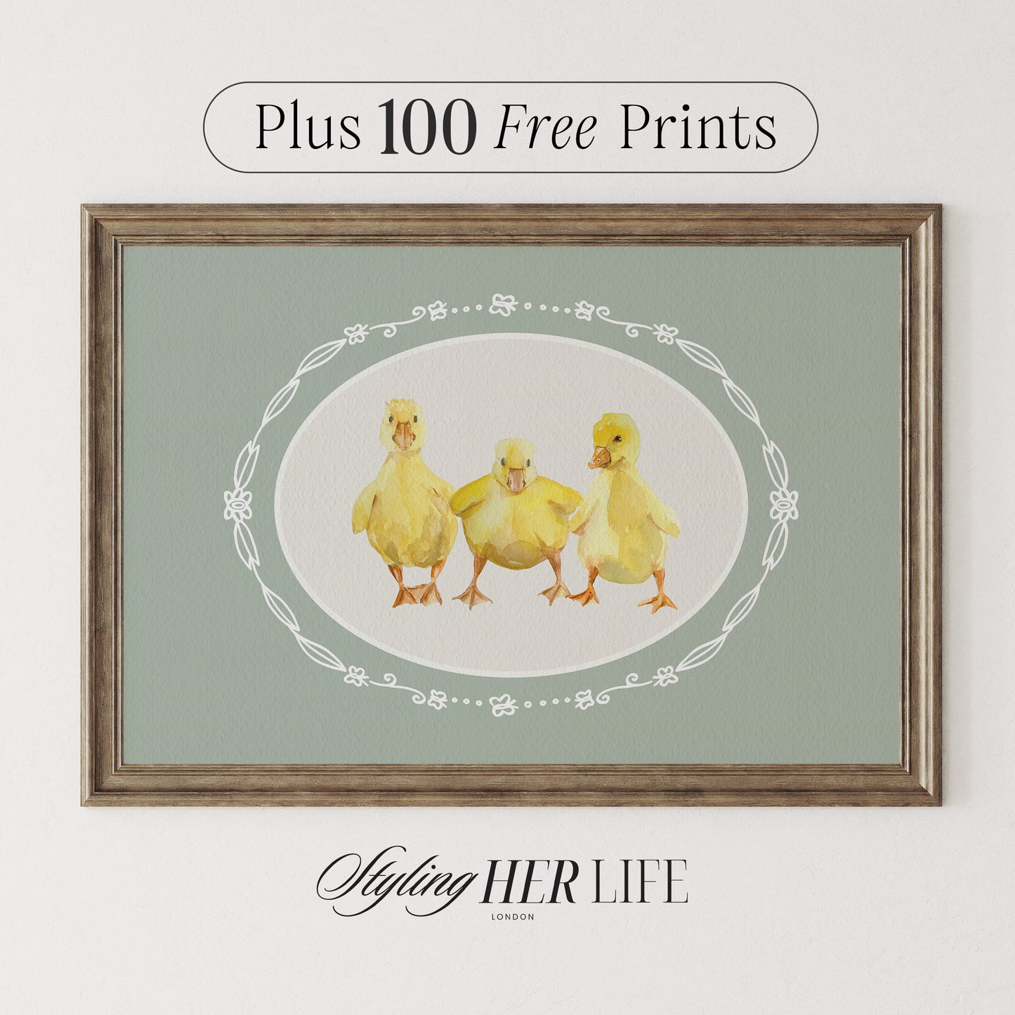 Chicks Sketch Digital Art Print | IN060
