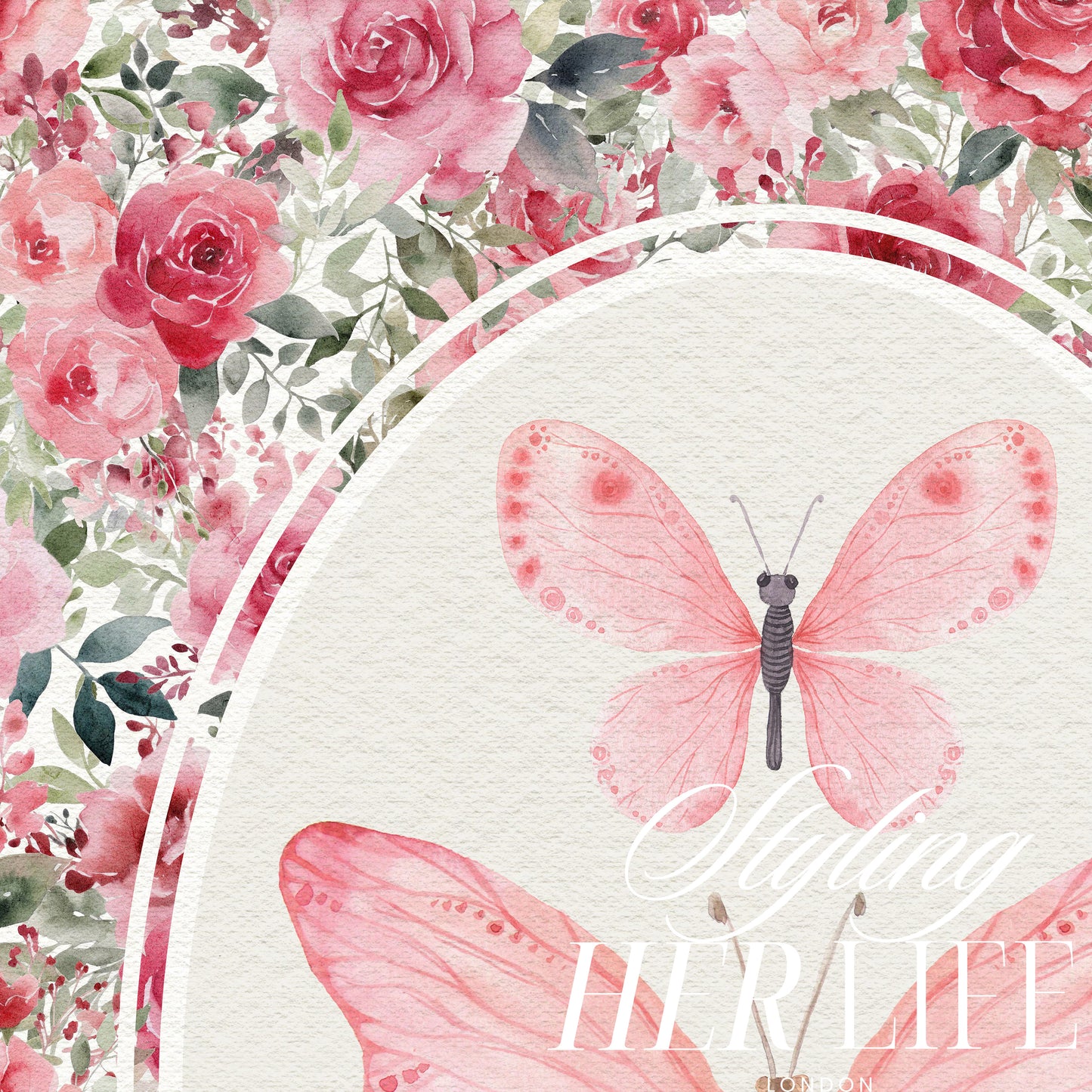 Vintage Butterfly Art Print | PRINTABLE ART | Digital Download