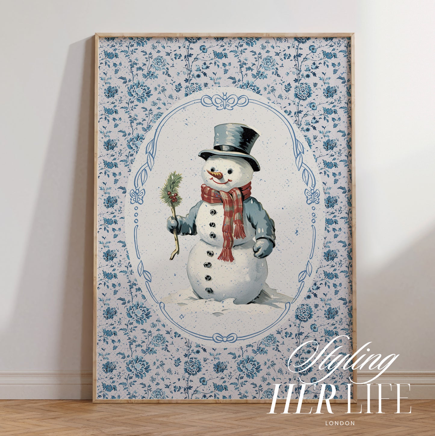 Vintage Christmas Digital Print