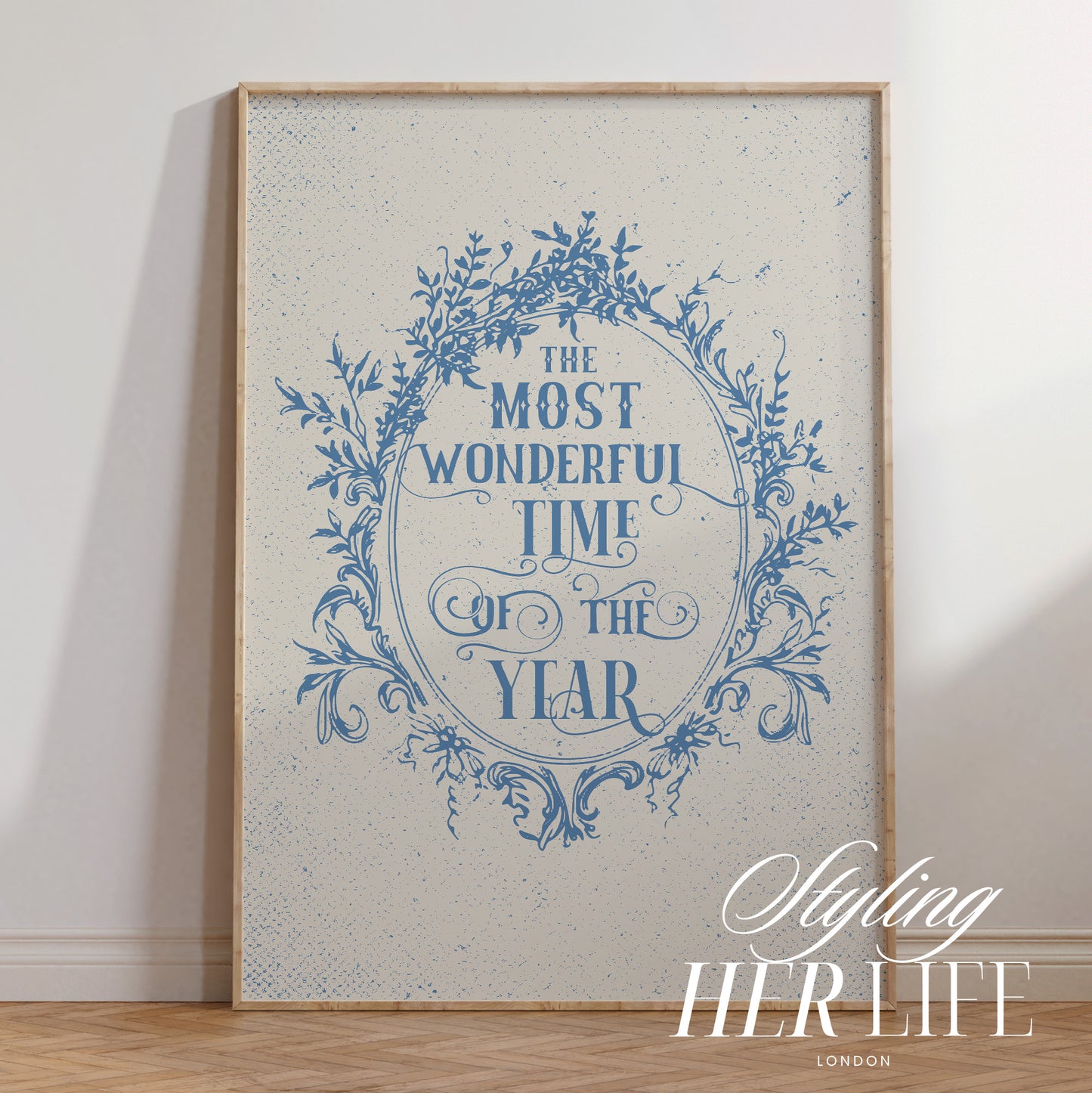 Vintage Christmas Art Print | PRINTABLE ART | Digital Download