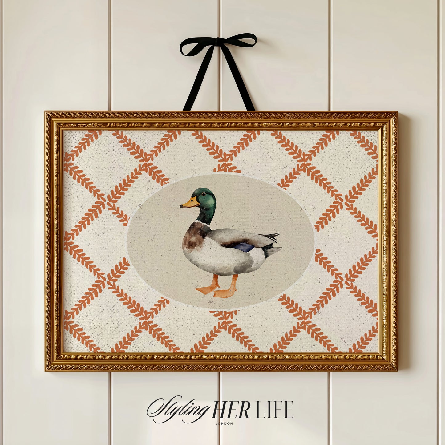 Vintage Duck Digital Art Print | IN048