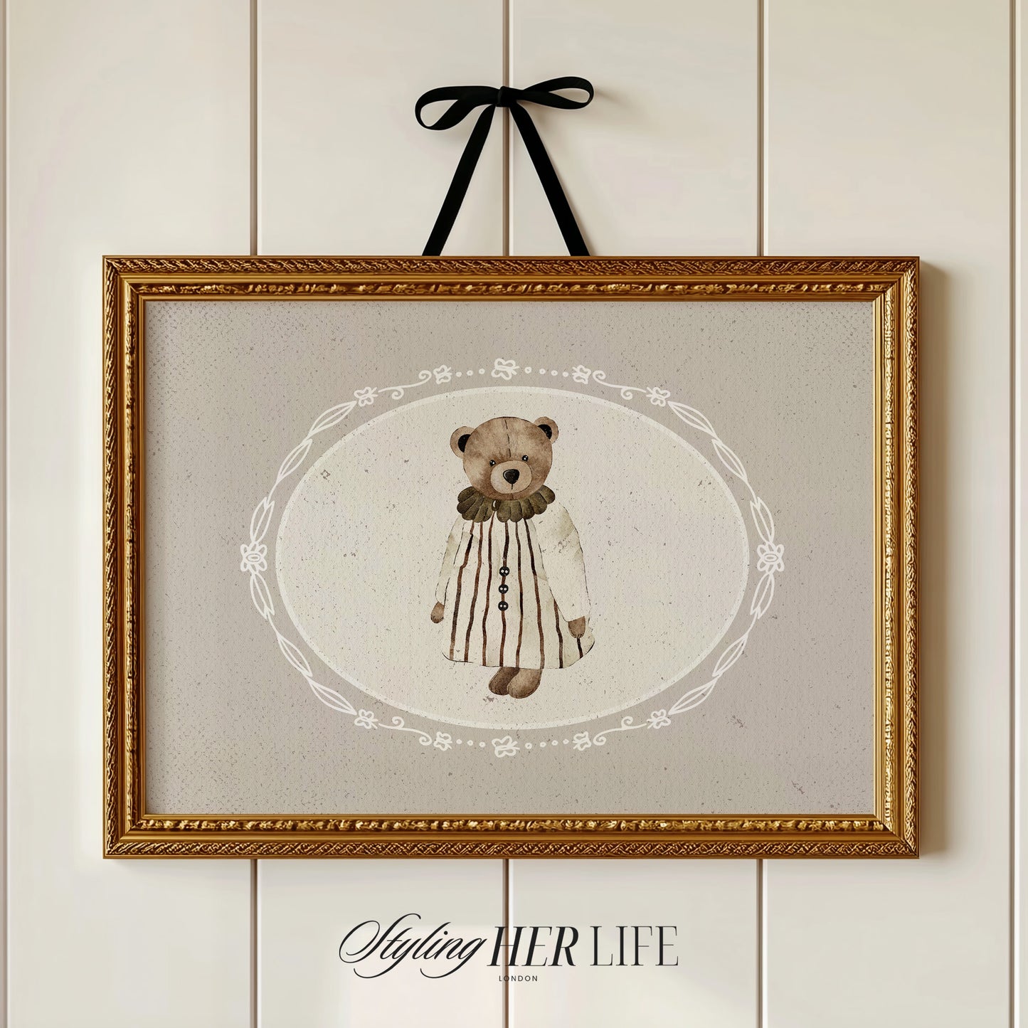 Teddy Bear Digital Art Print | IN050