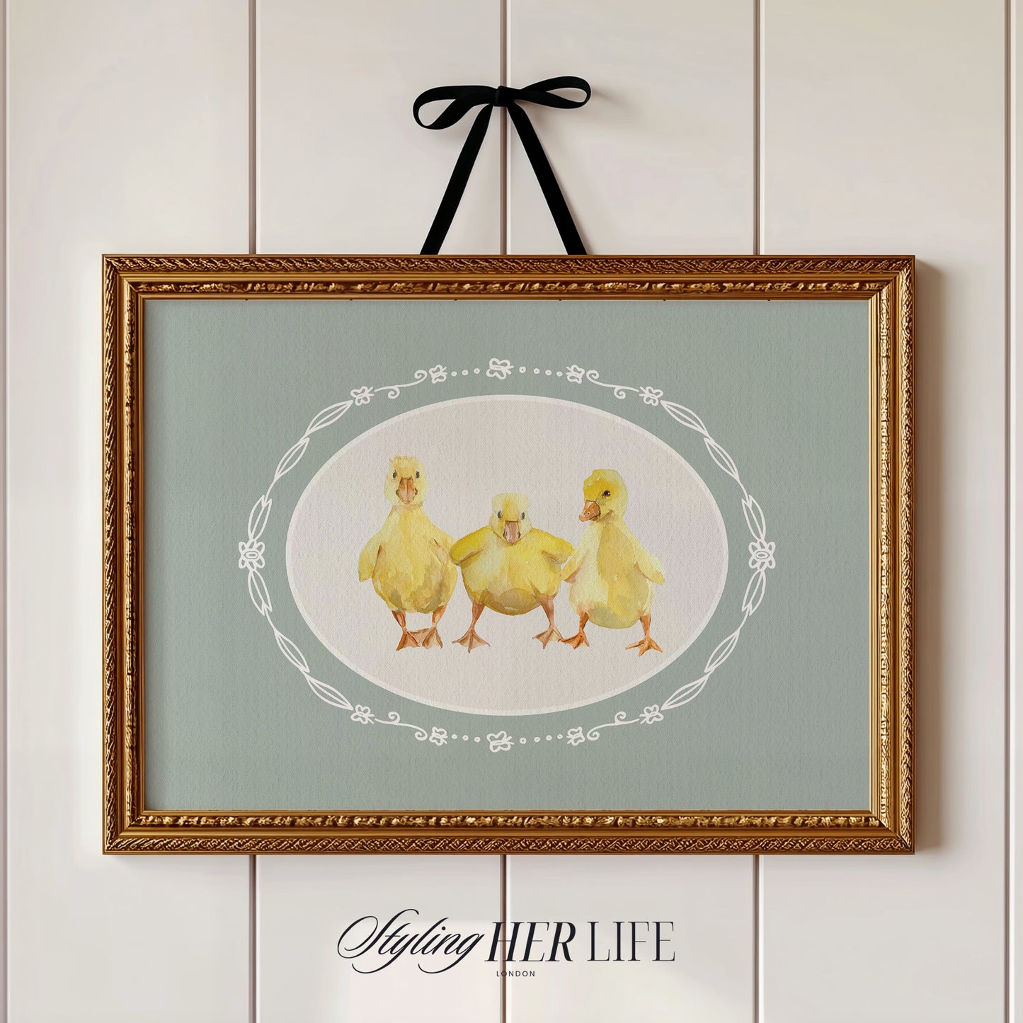 Chicks Sketch Digital Art Print | IN060