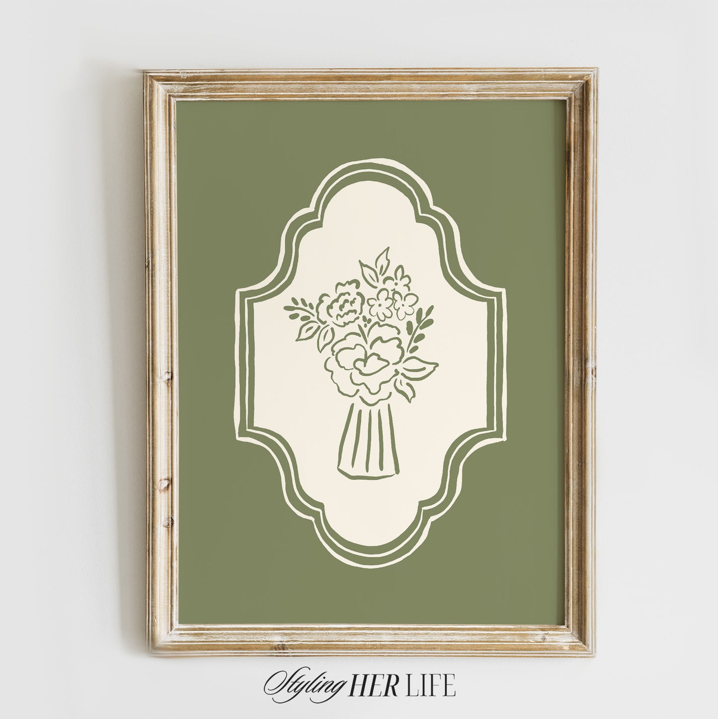 Trendy Flower Art Prints | PRINTABLE ART | Digital Download