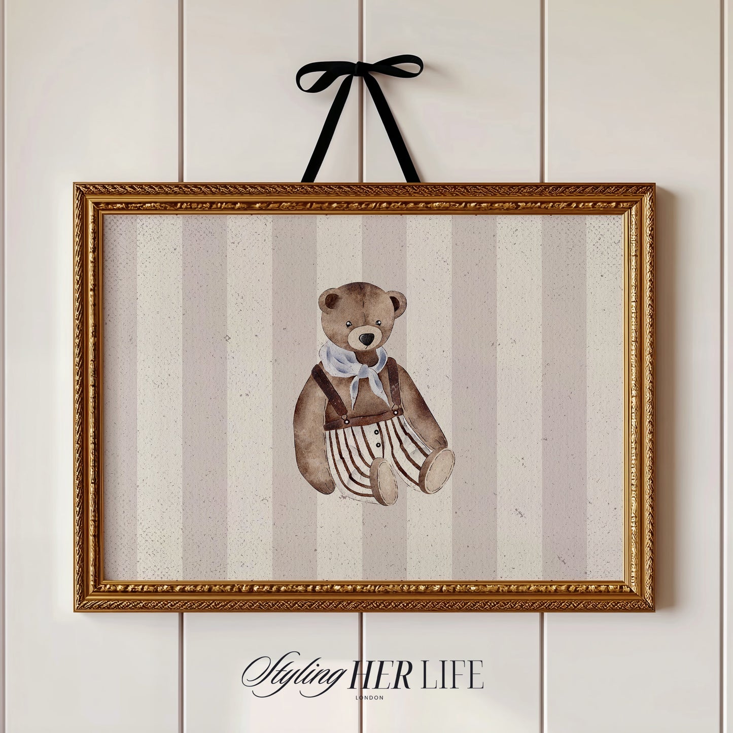 Teddy Bear Digital Art Print | IN051