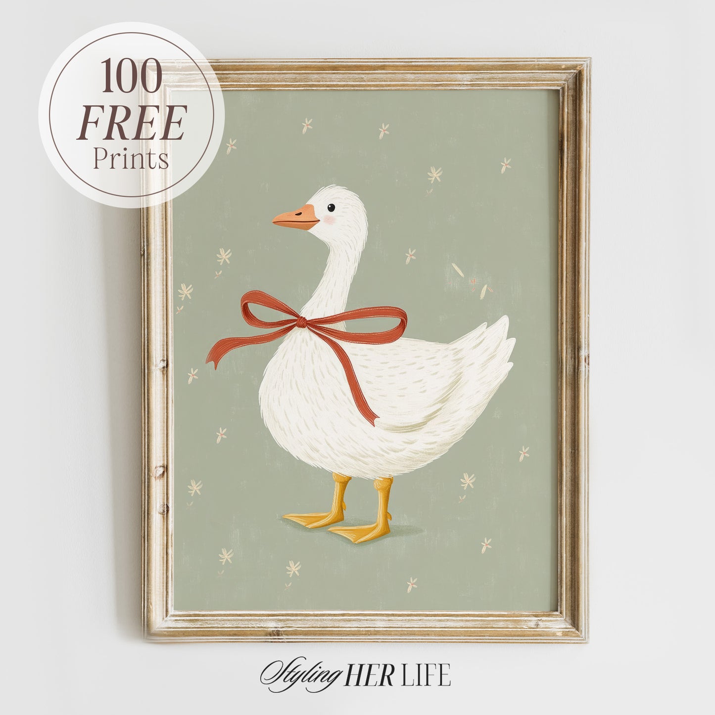 Goose Nursery Digital Prints