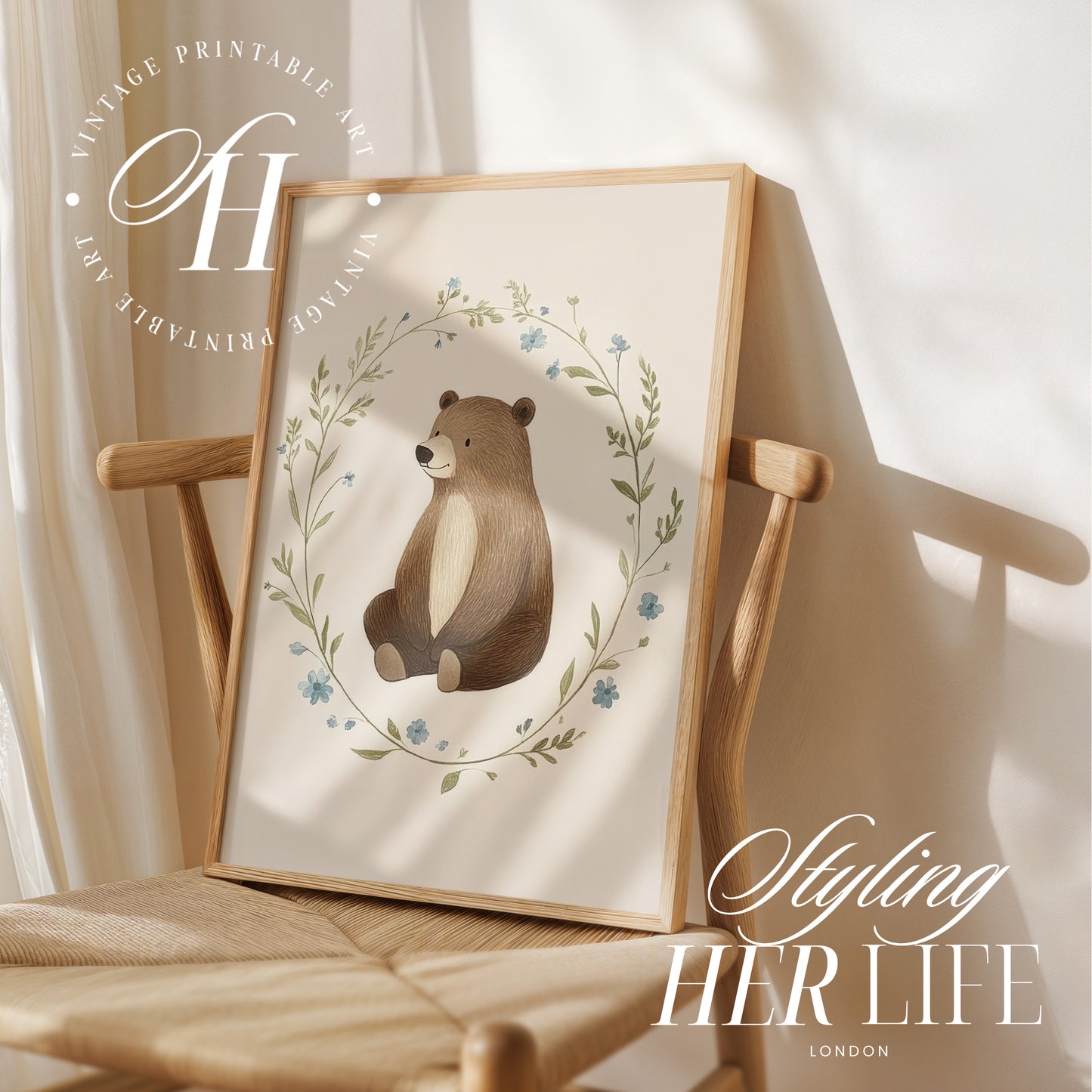 Vintage Nursery Art Prints | PRINTABLE ART | GW027
