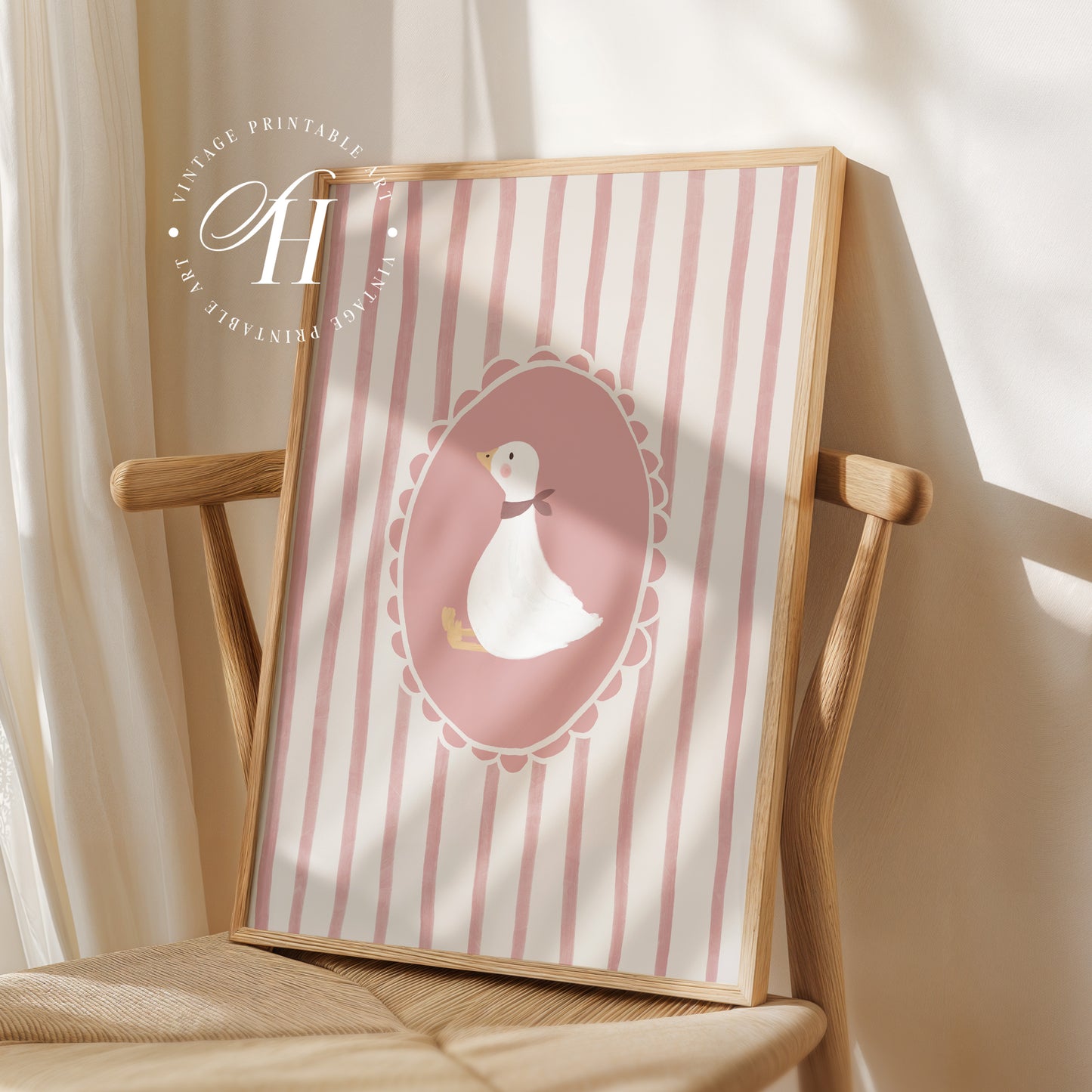 Vintage Goose Art Print | PRINTABLE ART | Digital Download