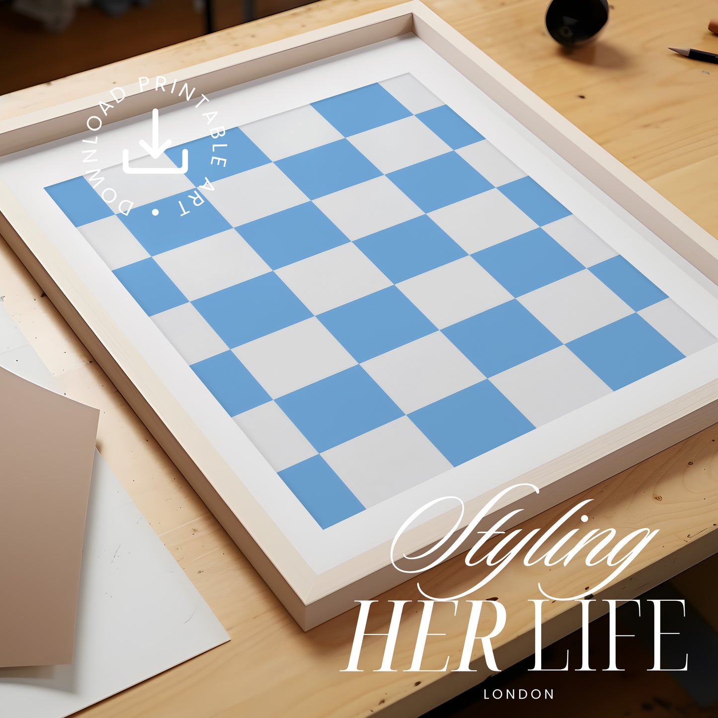 Blue Nursery Digital Prints