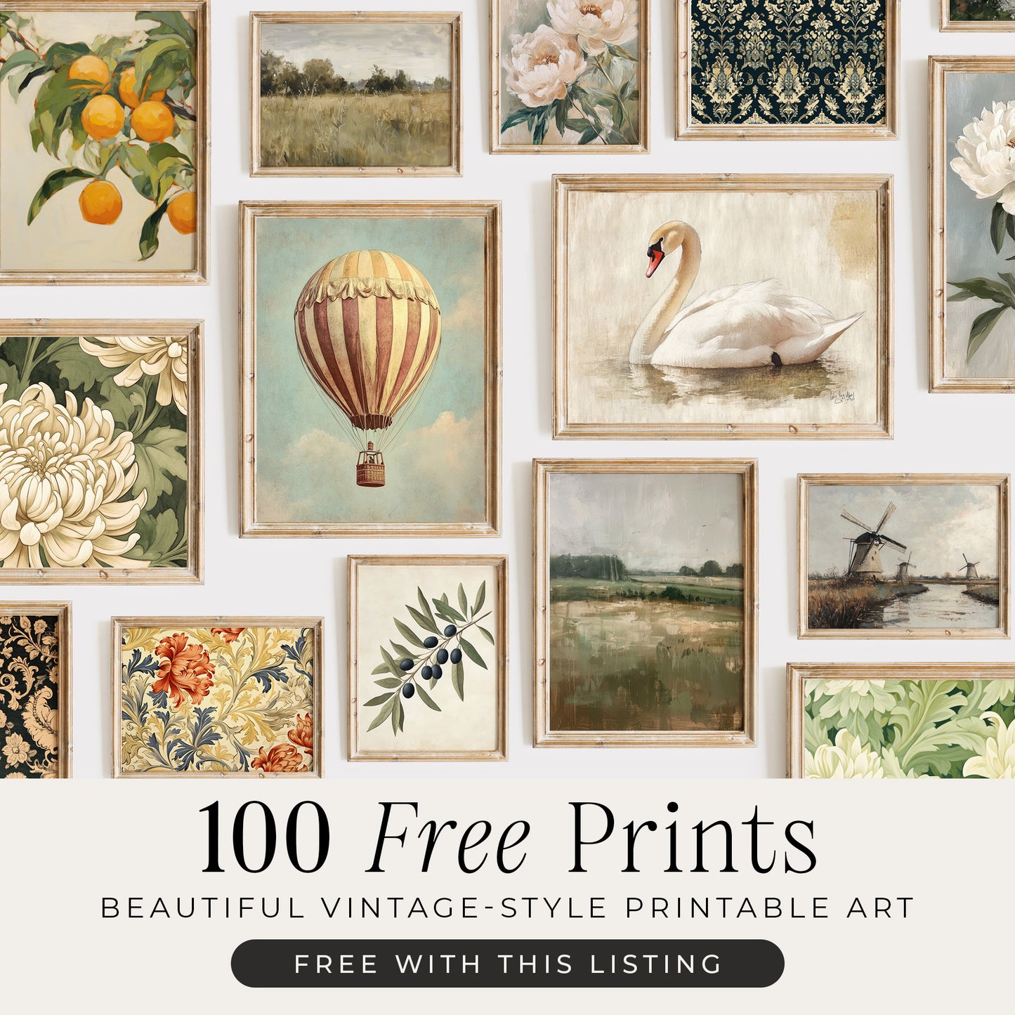 Vintage Nursery Art Prints | PRINTABLE ART | Digital Download