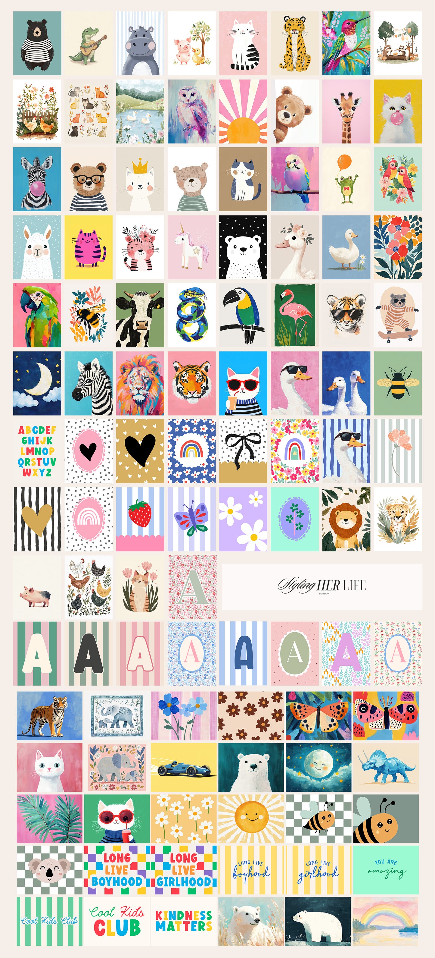 100 Kids Room Digital Prints Vol.2 | MB015