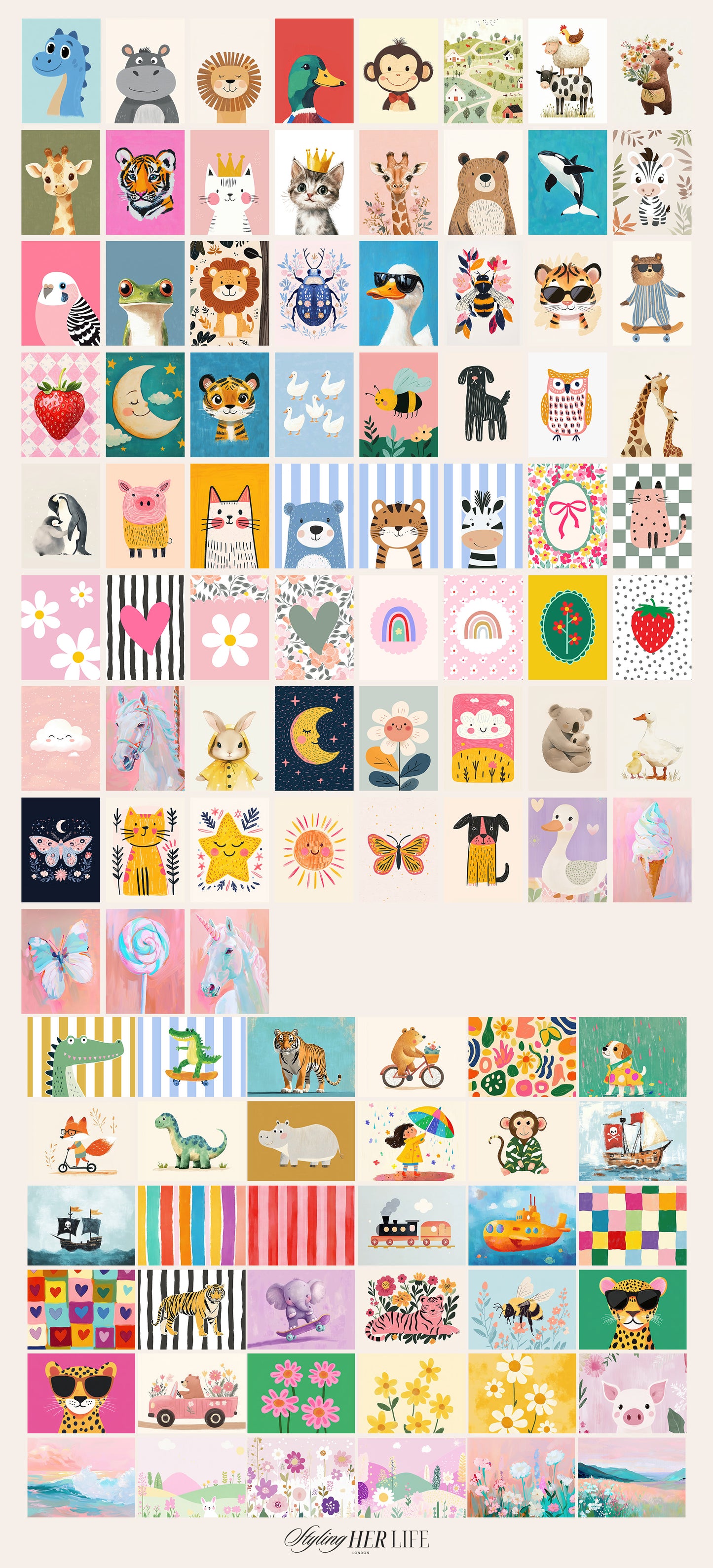 103 Kids Room Digital Prints Vol.2 | MB016