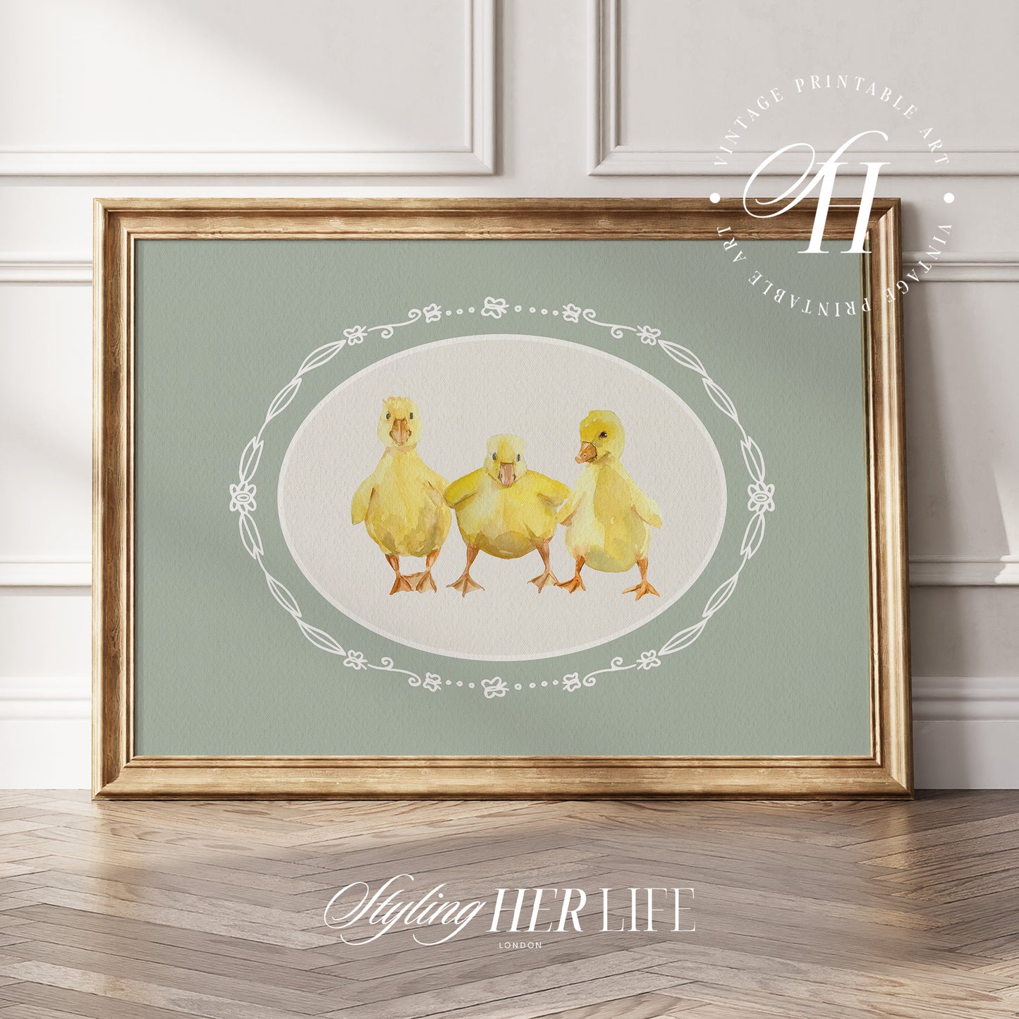Chicks Sketch Digital Art Print | IN060