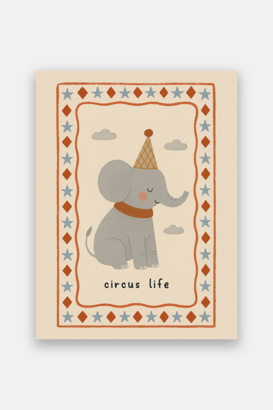 Elephant Digital Print