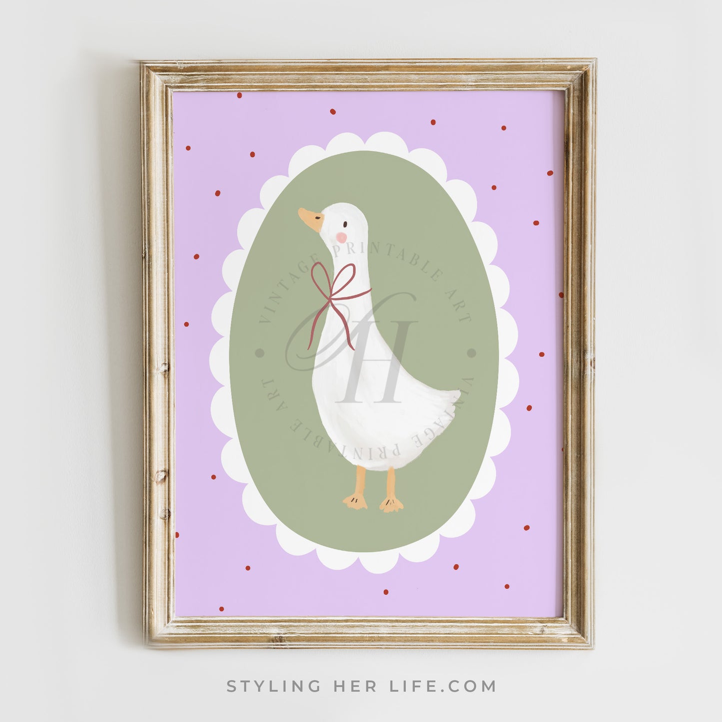 Silly Goose Digital Print