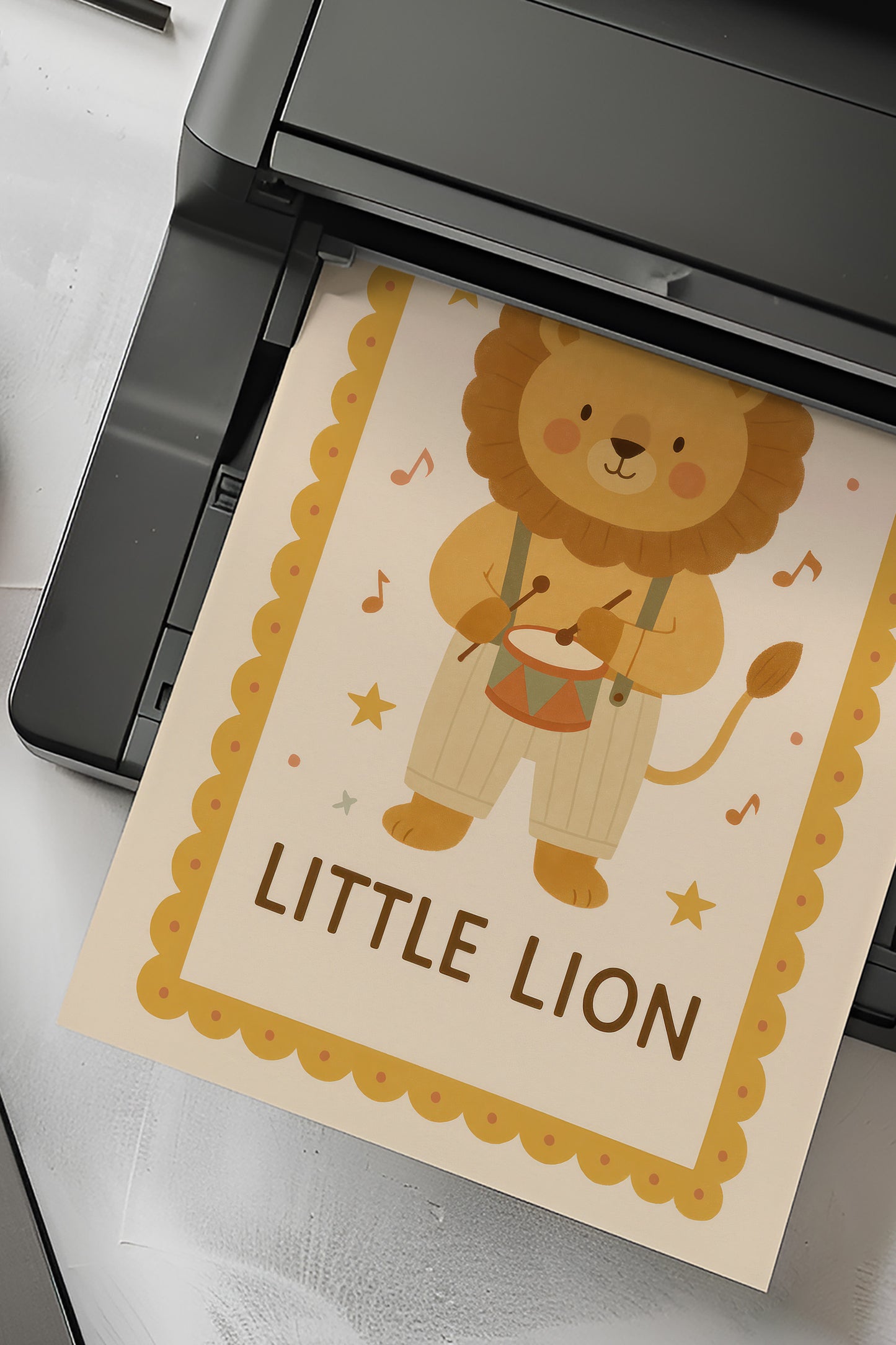 Lion Digital Print