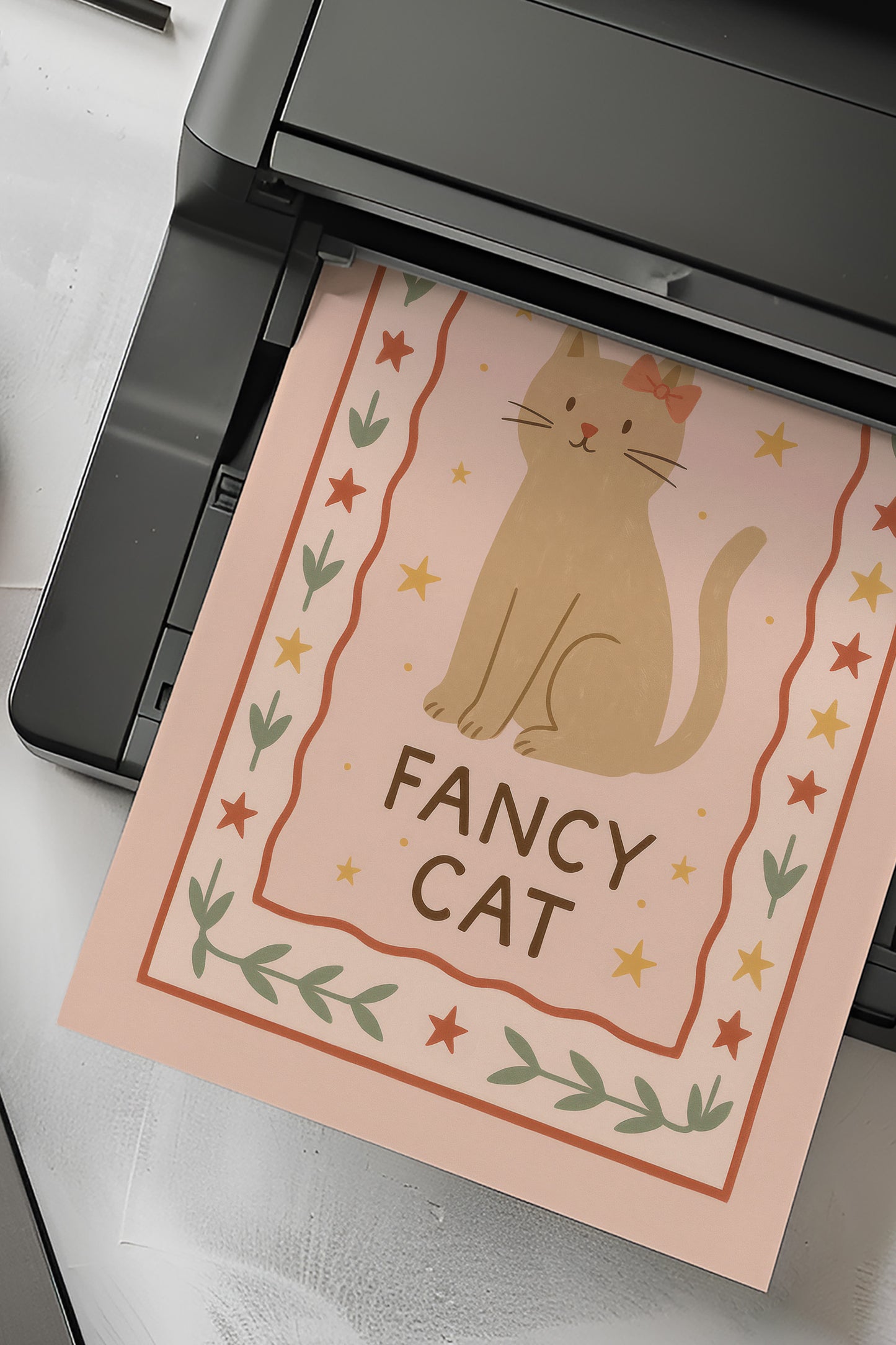 Cat Digital Print