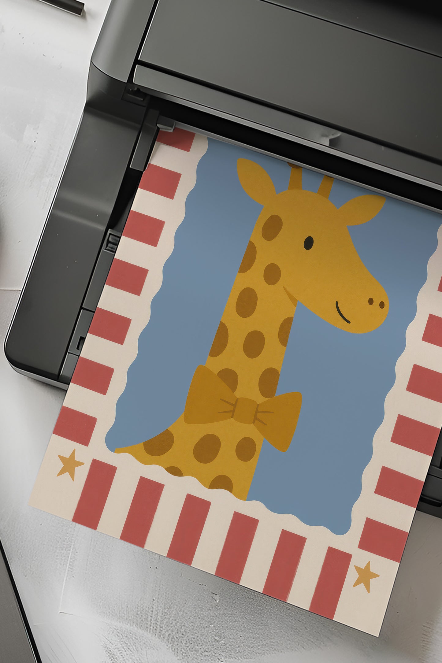 Giraffe Digital Print