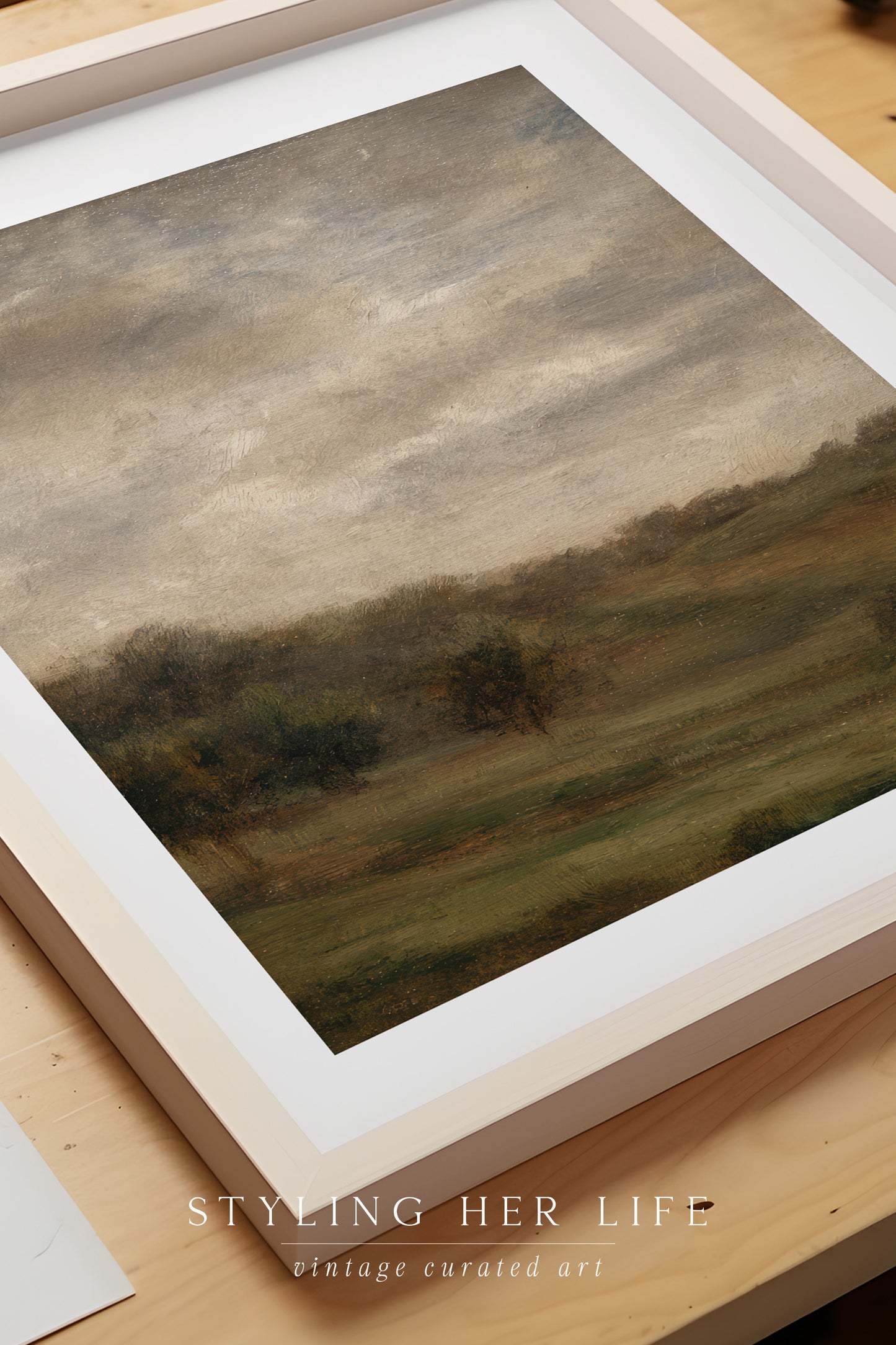Vintage Landscape Digital Print