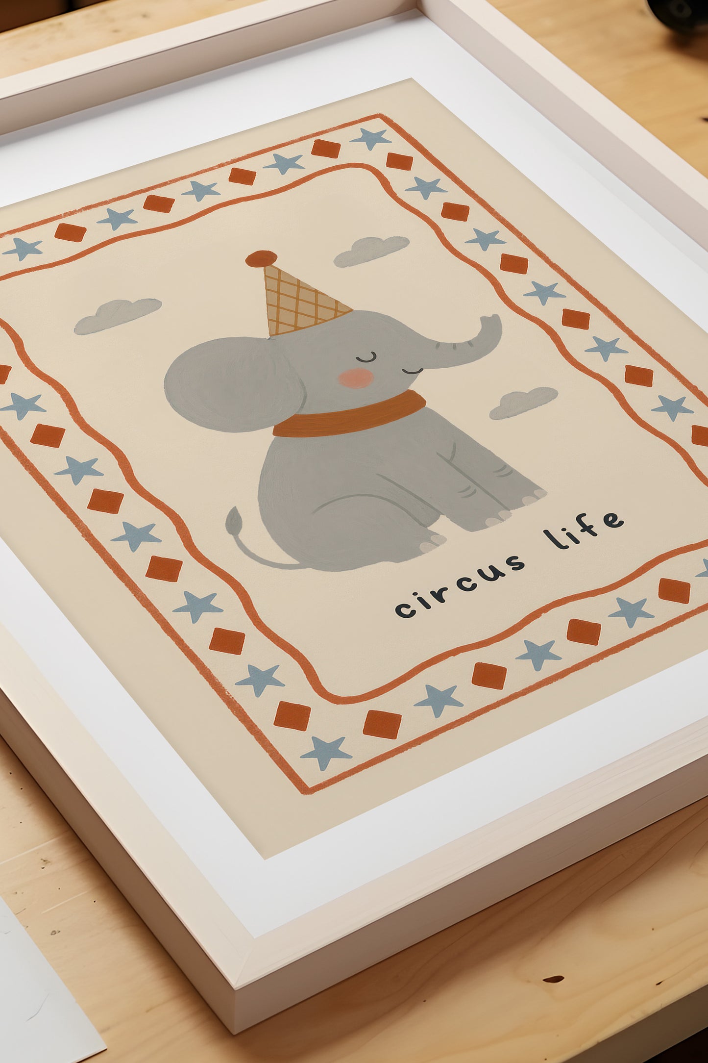 Elephant Digital Print