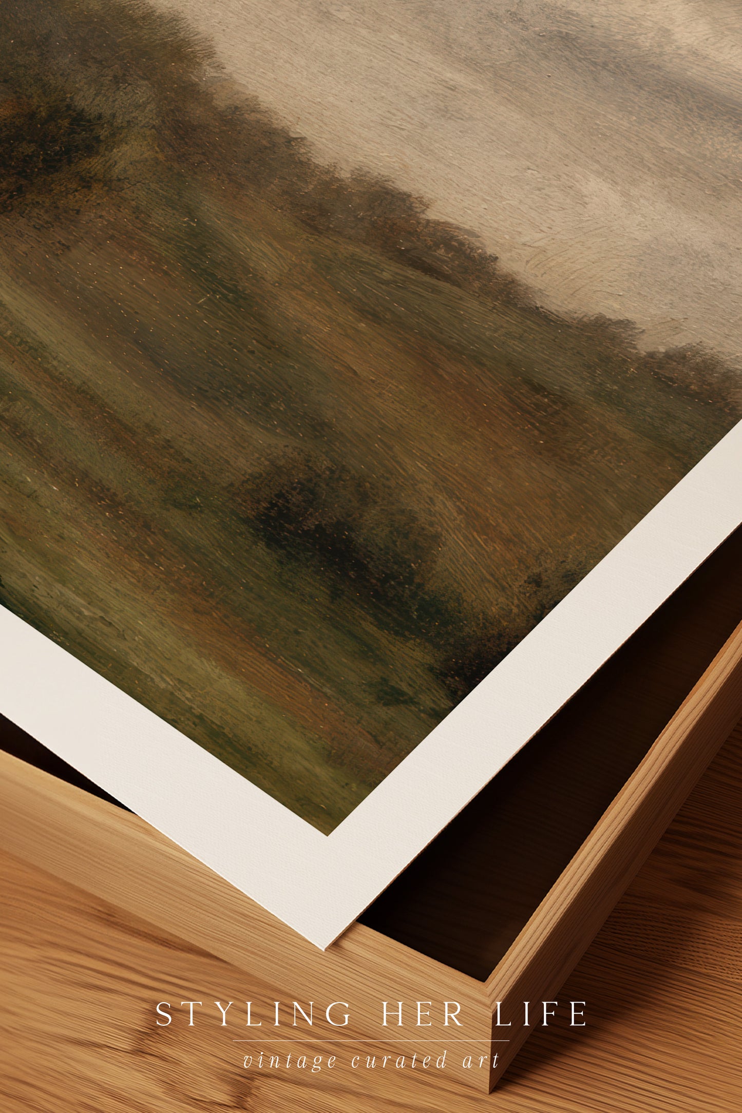 Vintage Landscape Digital Print