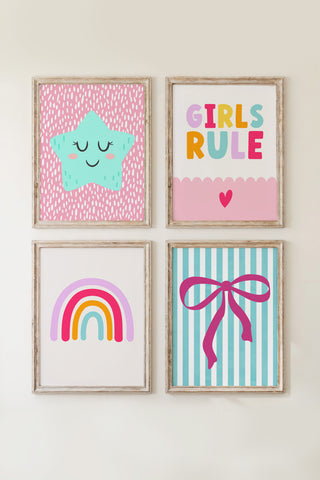 110 Girls Room Prints Bundle