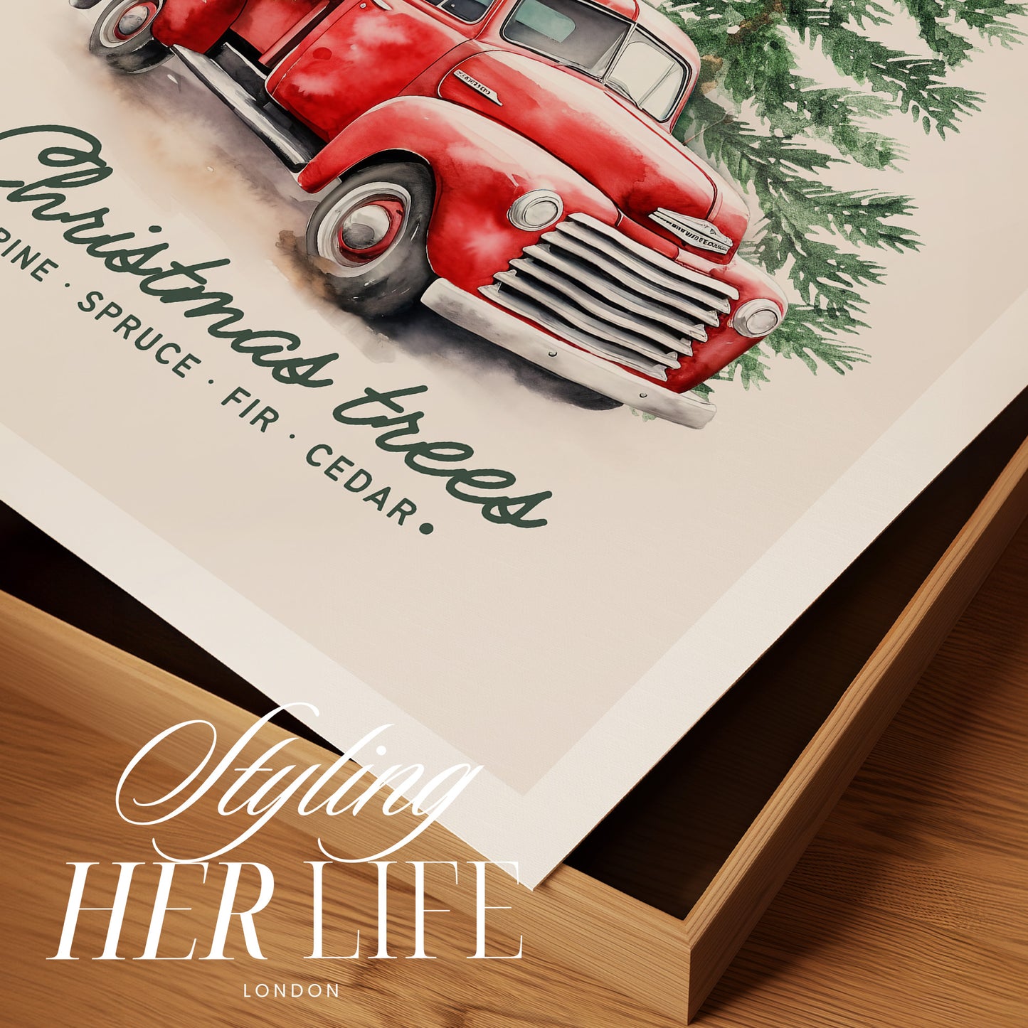 Christmas Art Print | PRINTABLE ART | Digital Download