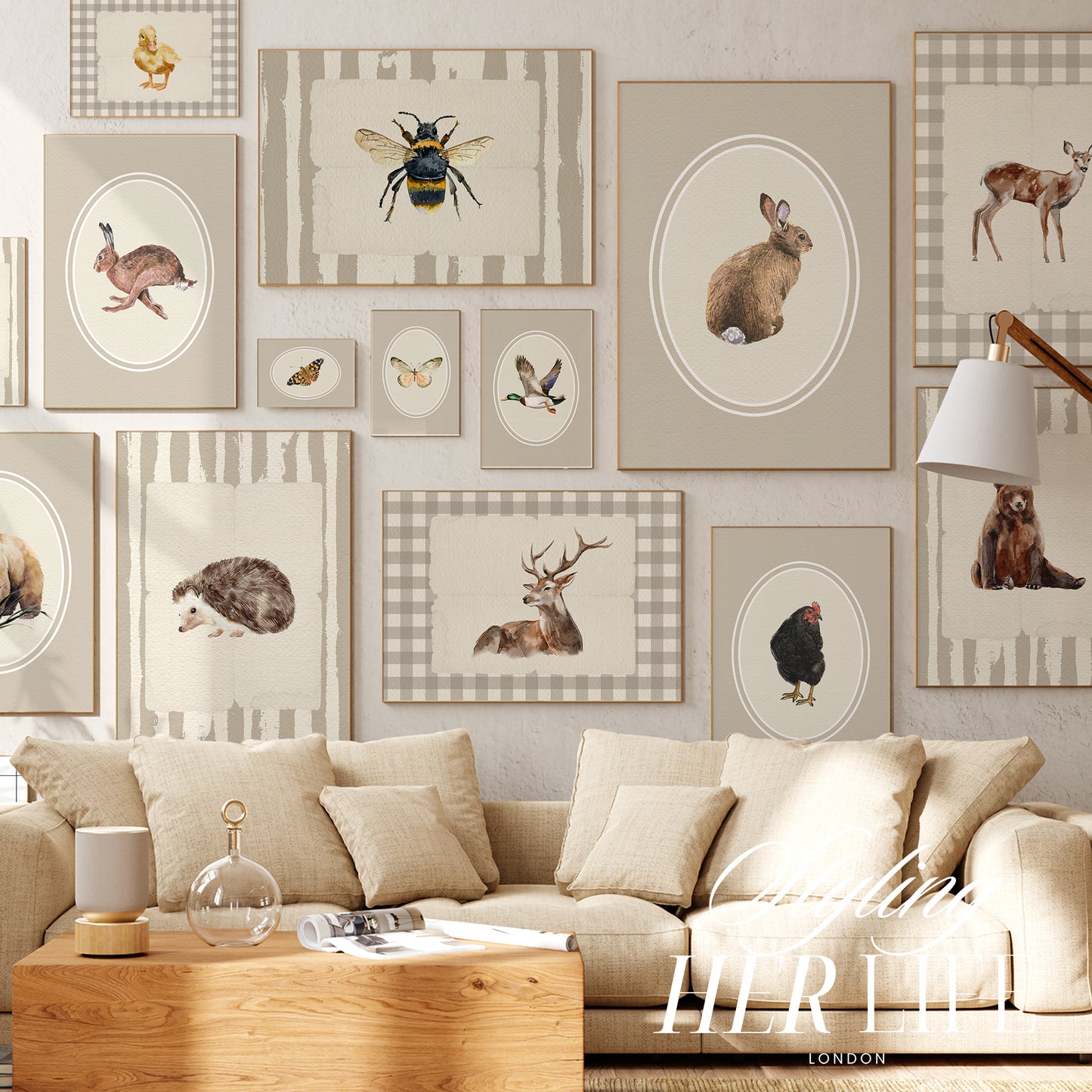 50 Vintage Animals Digital Prints | MB021