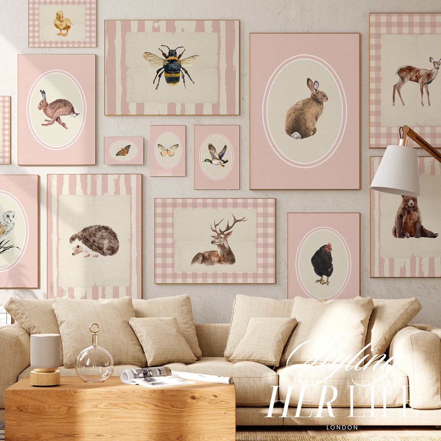 50 Vintage Animals Digital Prints | MB023