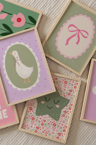 110 Girls Room Prints Bundle